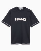 Sunnei Classic Big Logo Boucle' Men's T-Shirt White