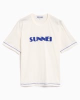 SUNNEI 「CLASSIC T-SHIRT BIG LOGO EMBROIDERED / OFFWHITE