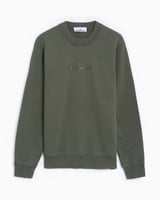 Stone Island Logo Men's Sweatshirt Blu 811566182-V0029