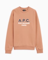 A.P.C. Madame Logo Men's Sweatshirt Gray COEZD-H27758-PLA