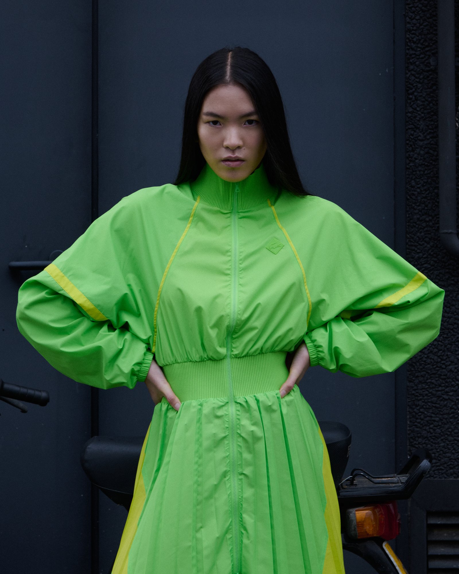 Lacoste sweatshirt dress sales