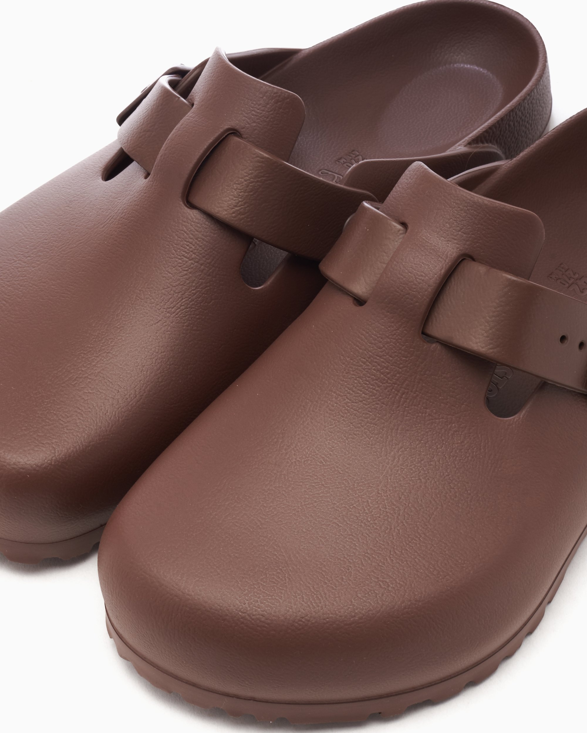 Birkenstock boston hotsell eva red