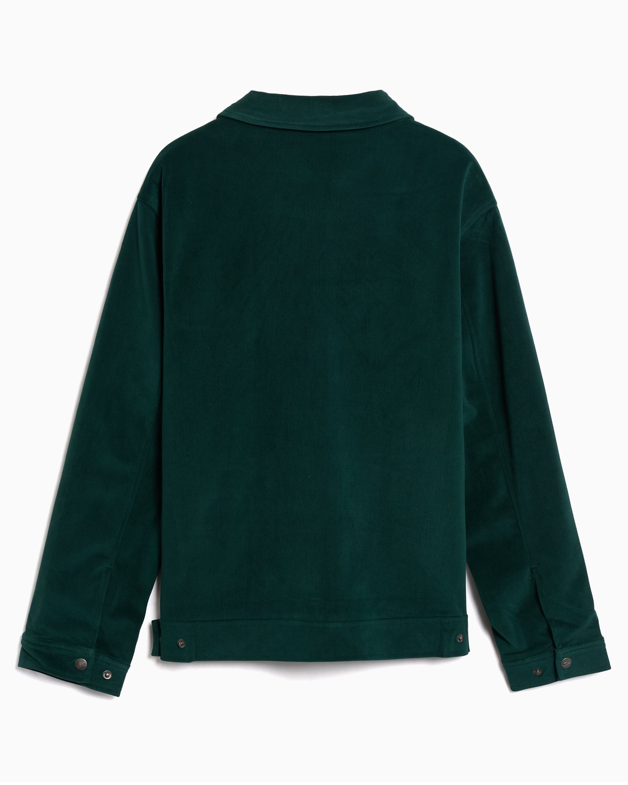 Dime MTL Cord Zip Men's Light Jacket Green DIMESP252EME | FOOTDISTRICT