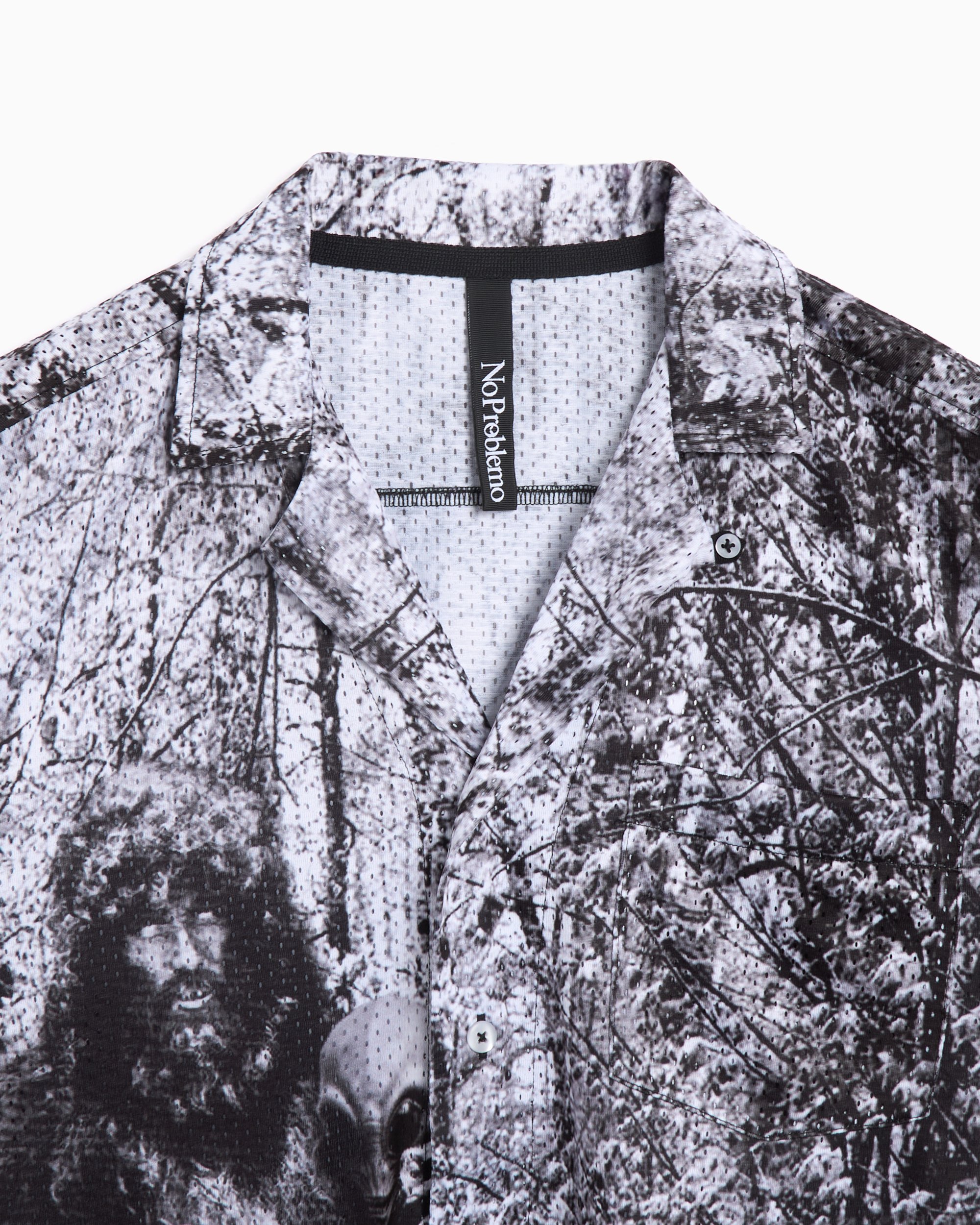 No Problemo Bigfoot Airtex Hawaiian Men's Short Sleeve Shirt