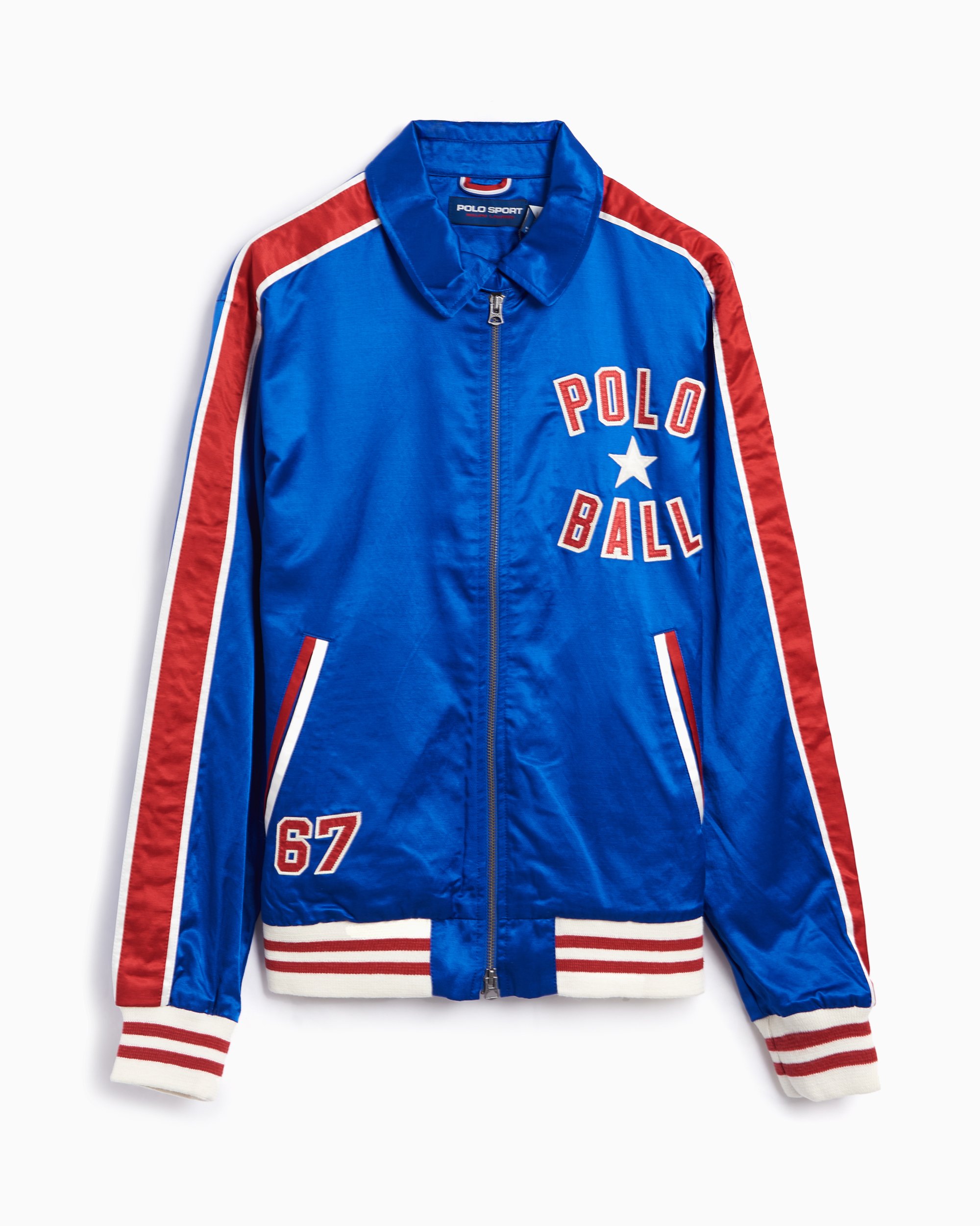 Polo Ralph Lauren Team USA Men s Baseball Jacket Blue 710949990001 FOOTDISTRICT