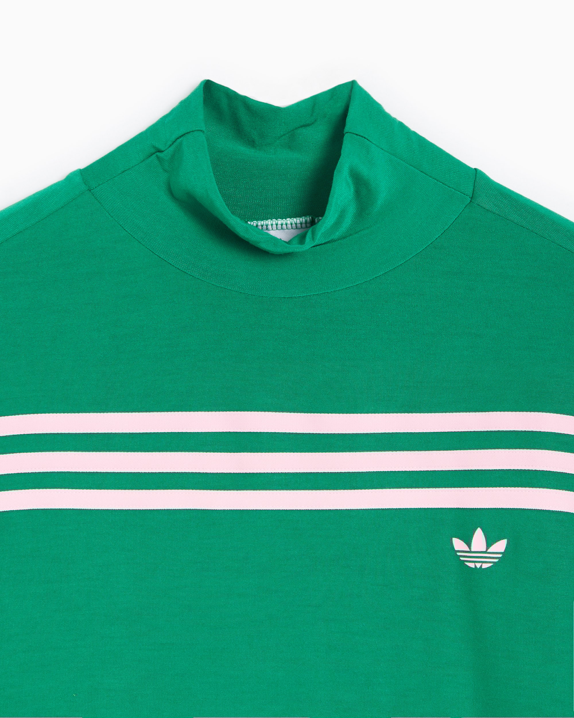Adidas green shirt women's discount
