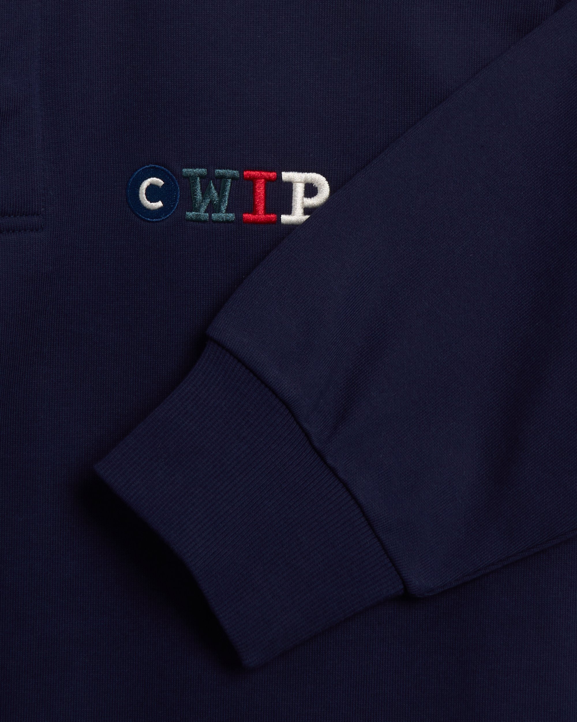 Carhartt WIP Flags Men's Oversized Rugby Sweatshirt Blue