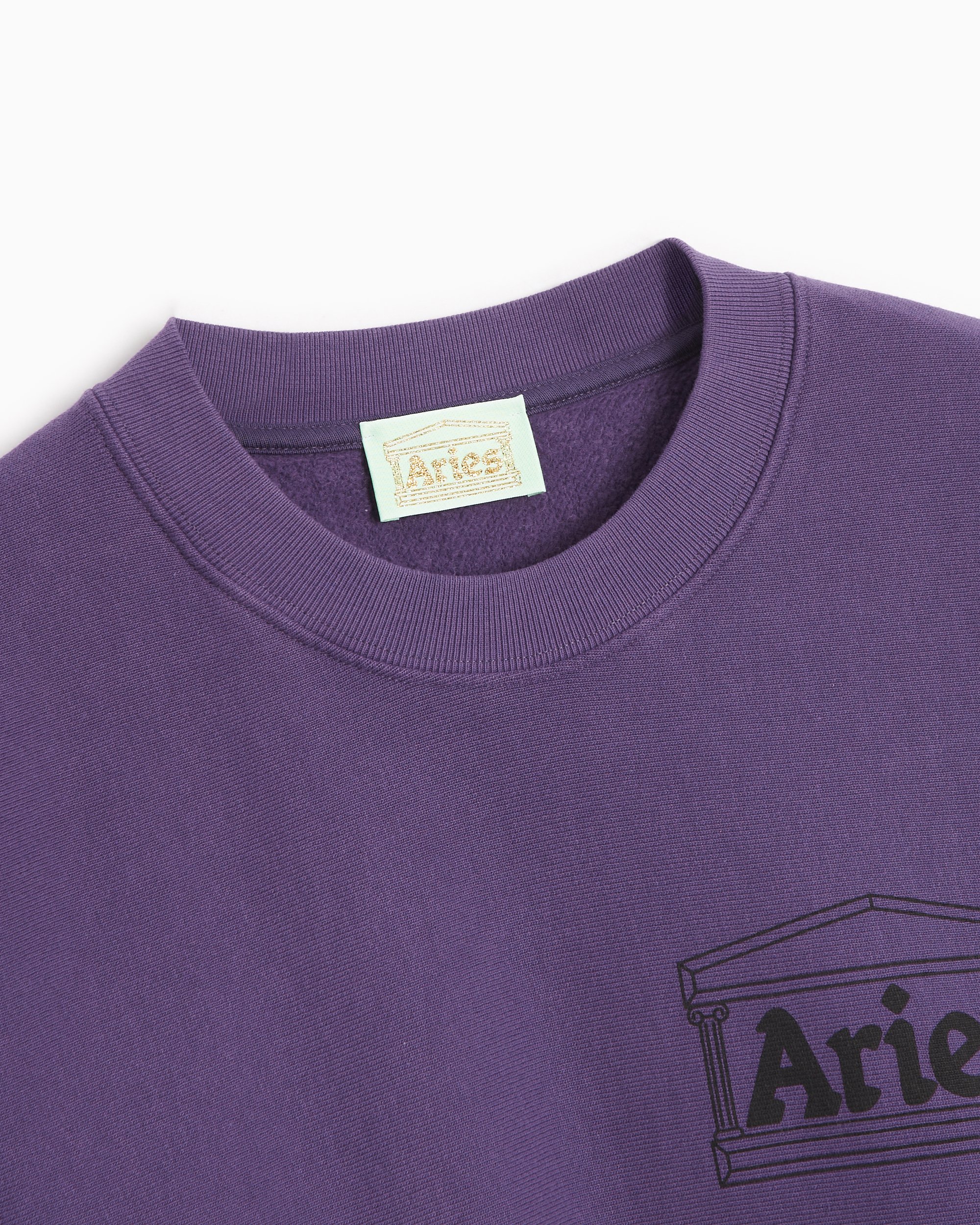 Premium Temple Sweatshirt Black – Aries