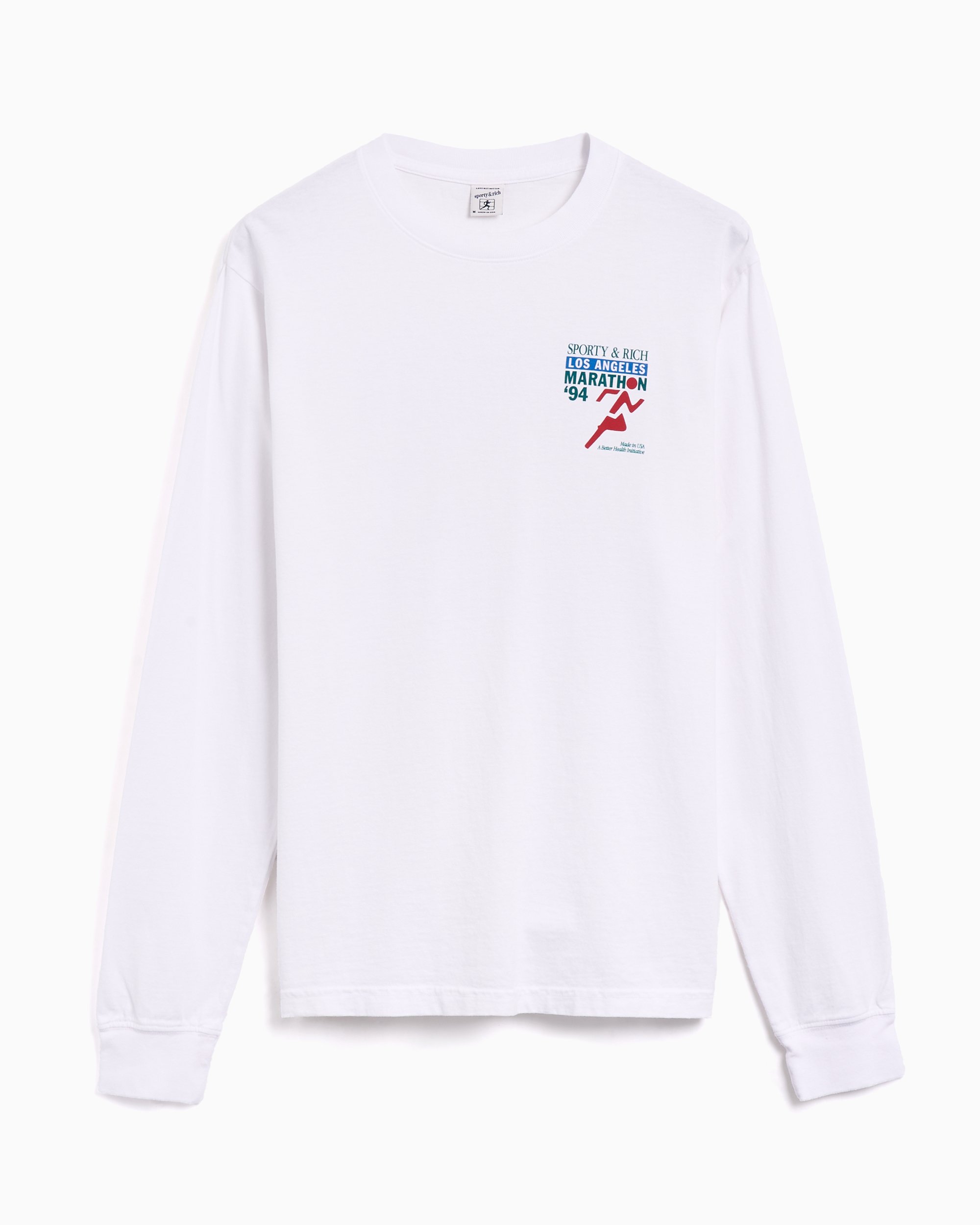 Sporty & Rich LA Marathon Graphic Long-Sleeved Oversize
