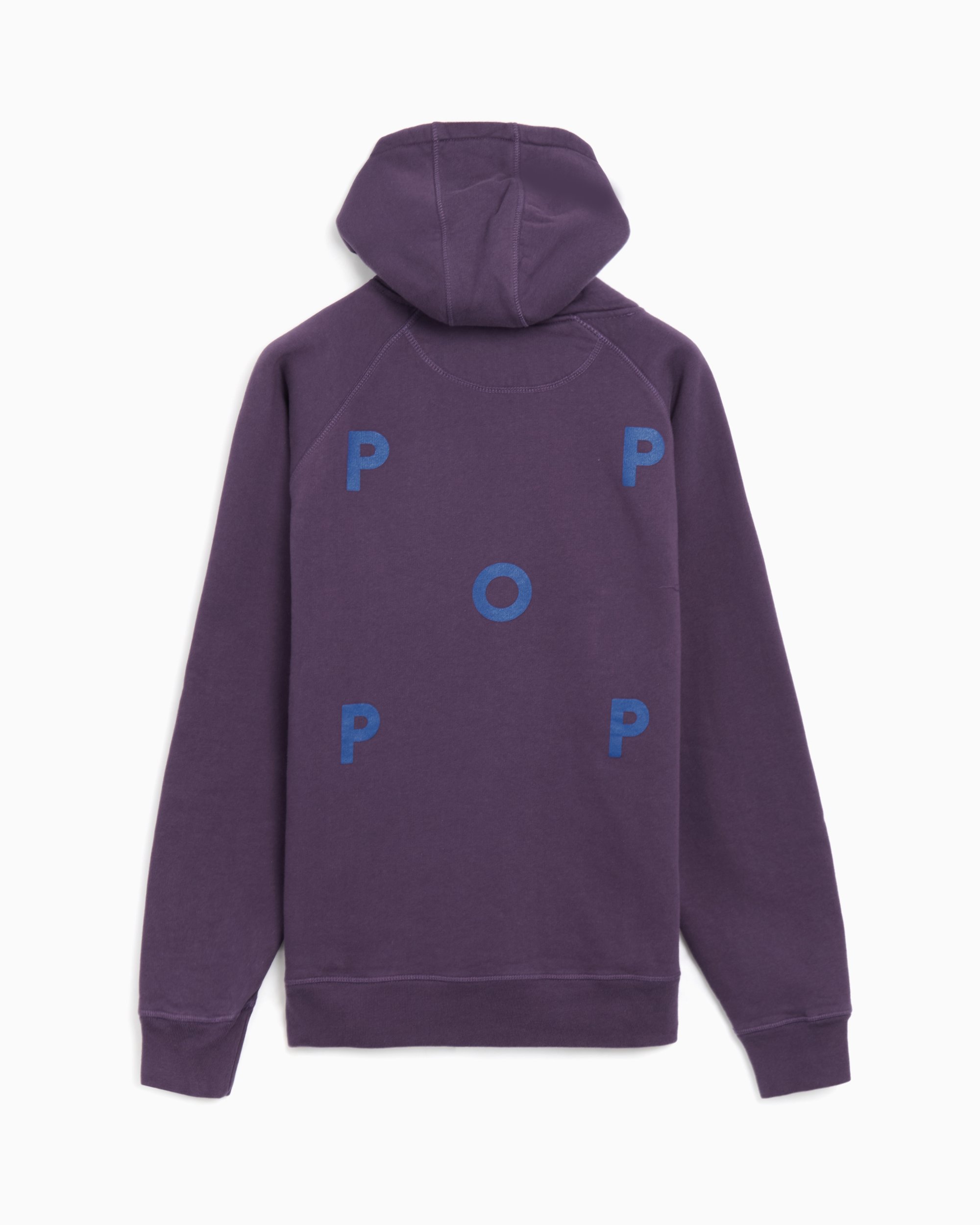 Pop Trading Company Logo Men's Hoodie Purple POPAW24_01-008 | FOOTDISTRICT