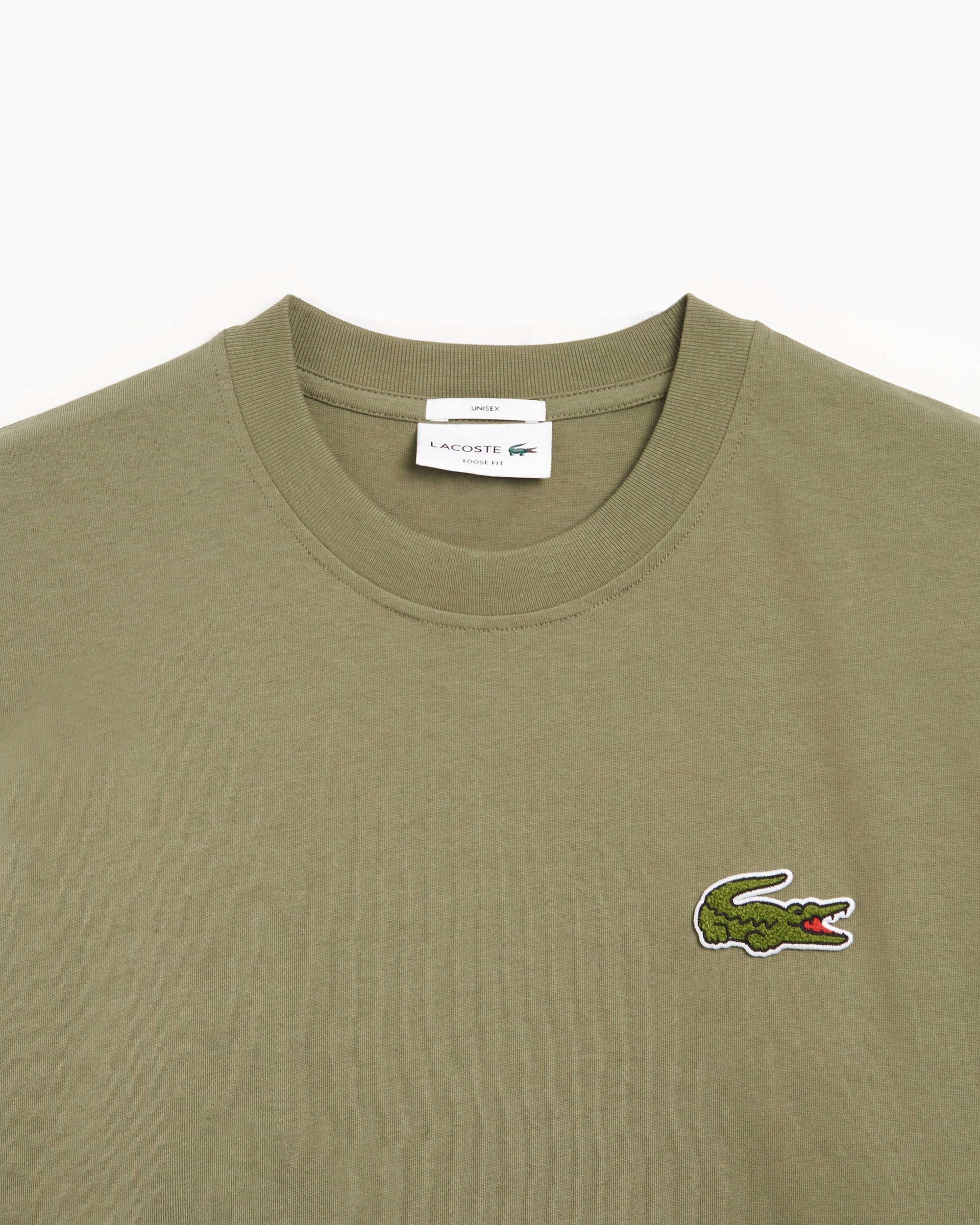 Lacoste Logo Unisex T Shirt Green TH2745 00 BMY FOOTDISTRICT