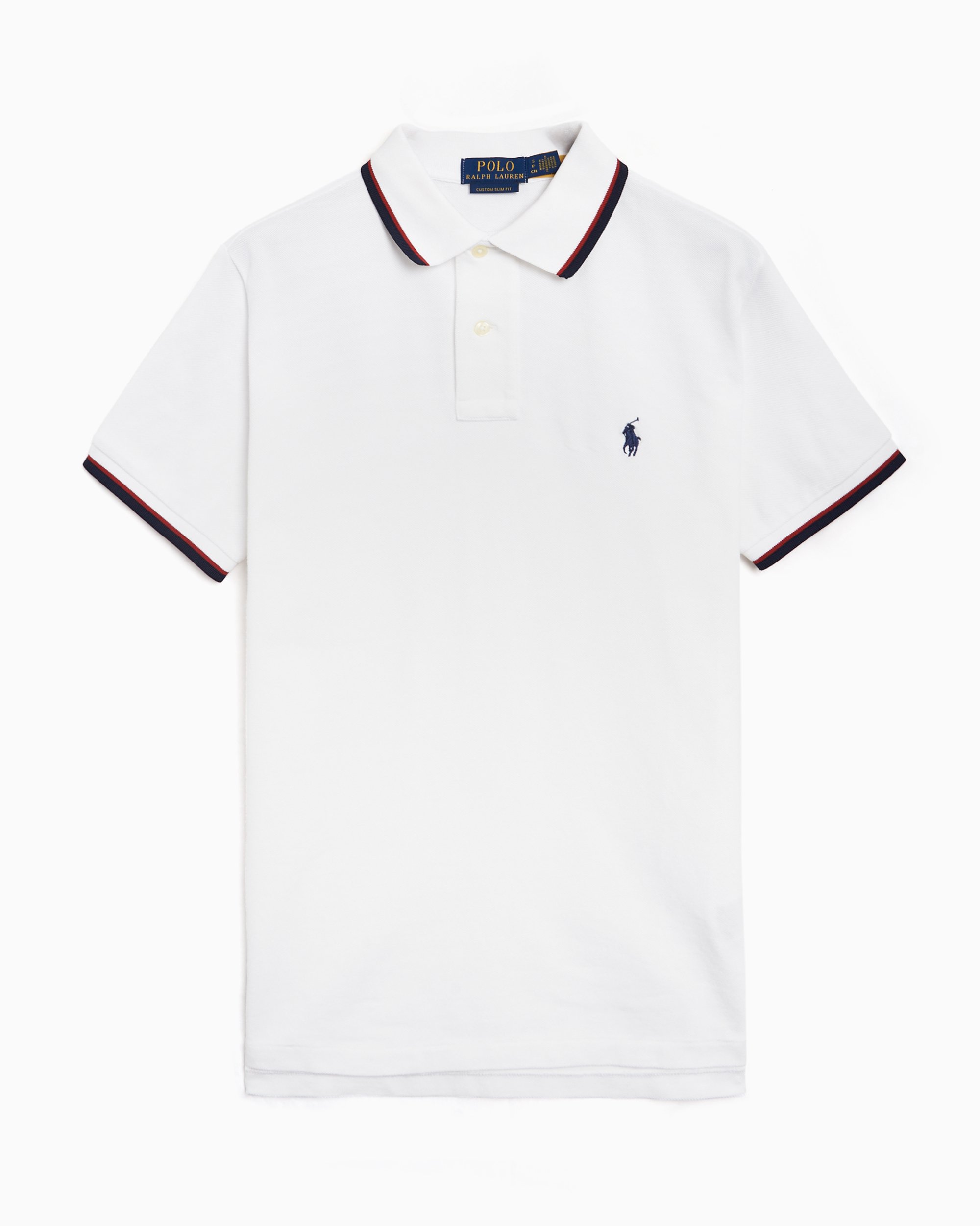Polo Ralph Lauren Men s Slim Fit Polo White 710842621002 FOOTDISTRICT