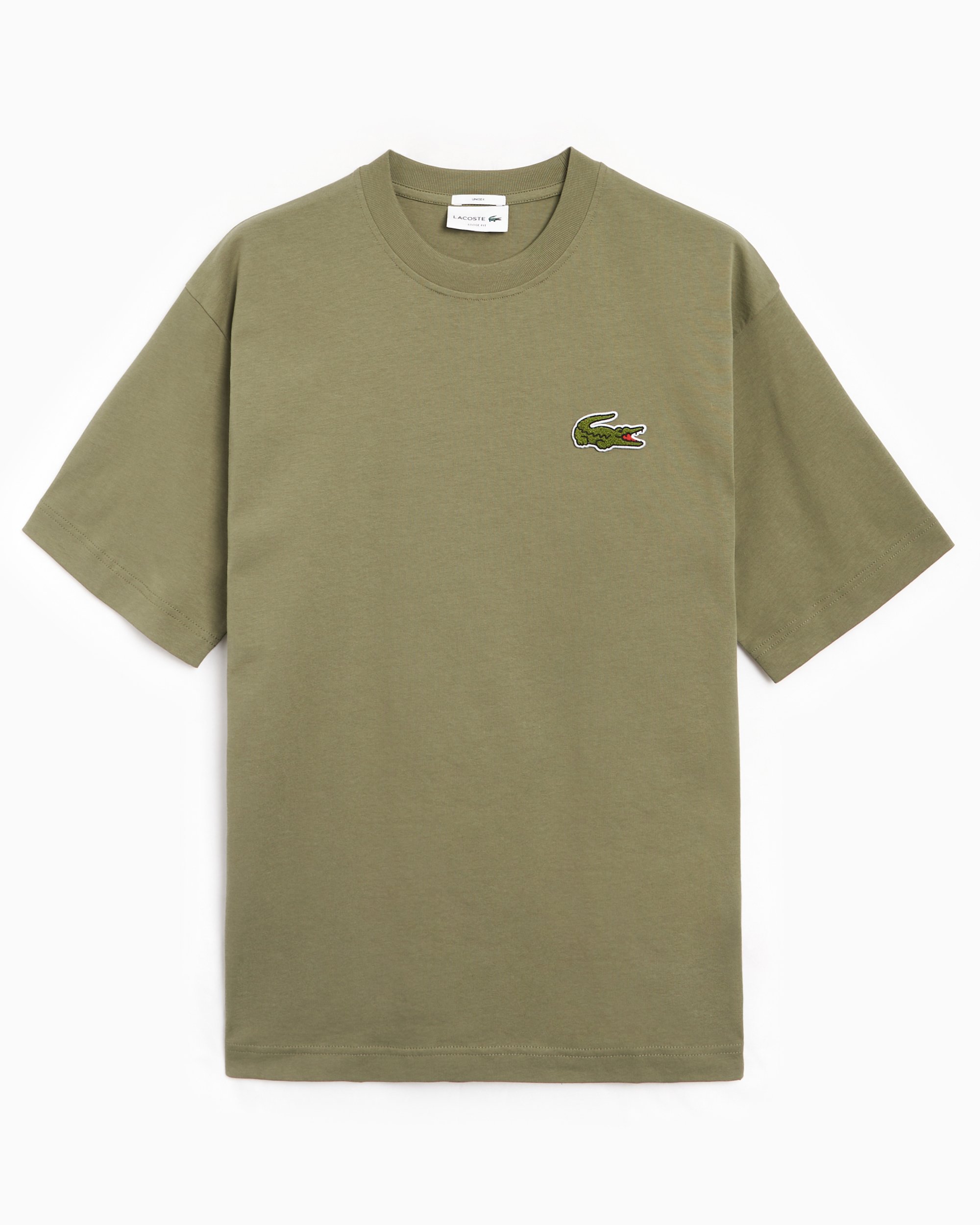 Lacoste Logo Unisex T Shirt Green TH2745 00 BMY FOOTDISTRICT