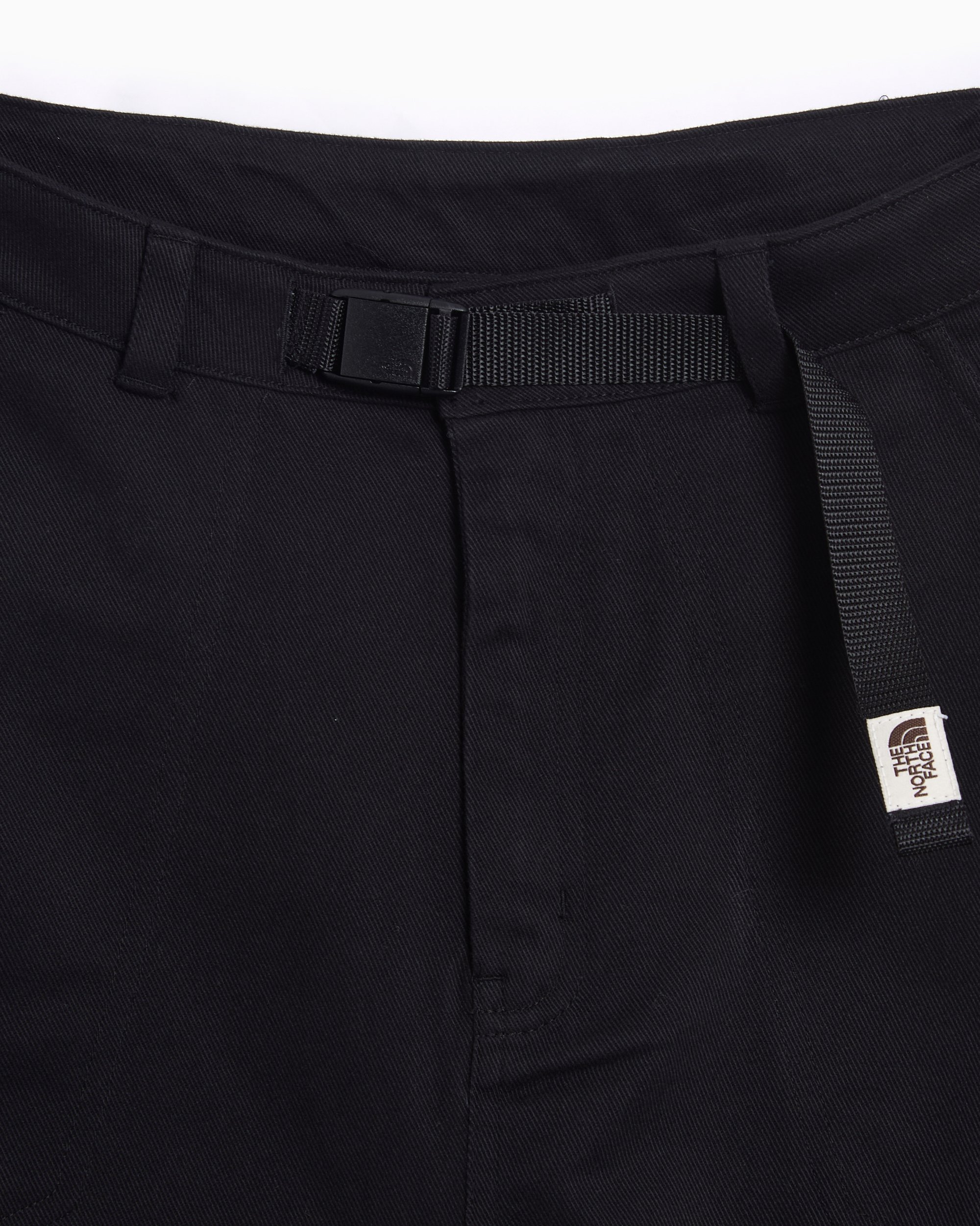 na.e ナエ Tuck Gather Skirt_S_Black The North Face Twill Relaxed Women's Mid-Length Skirt Black