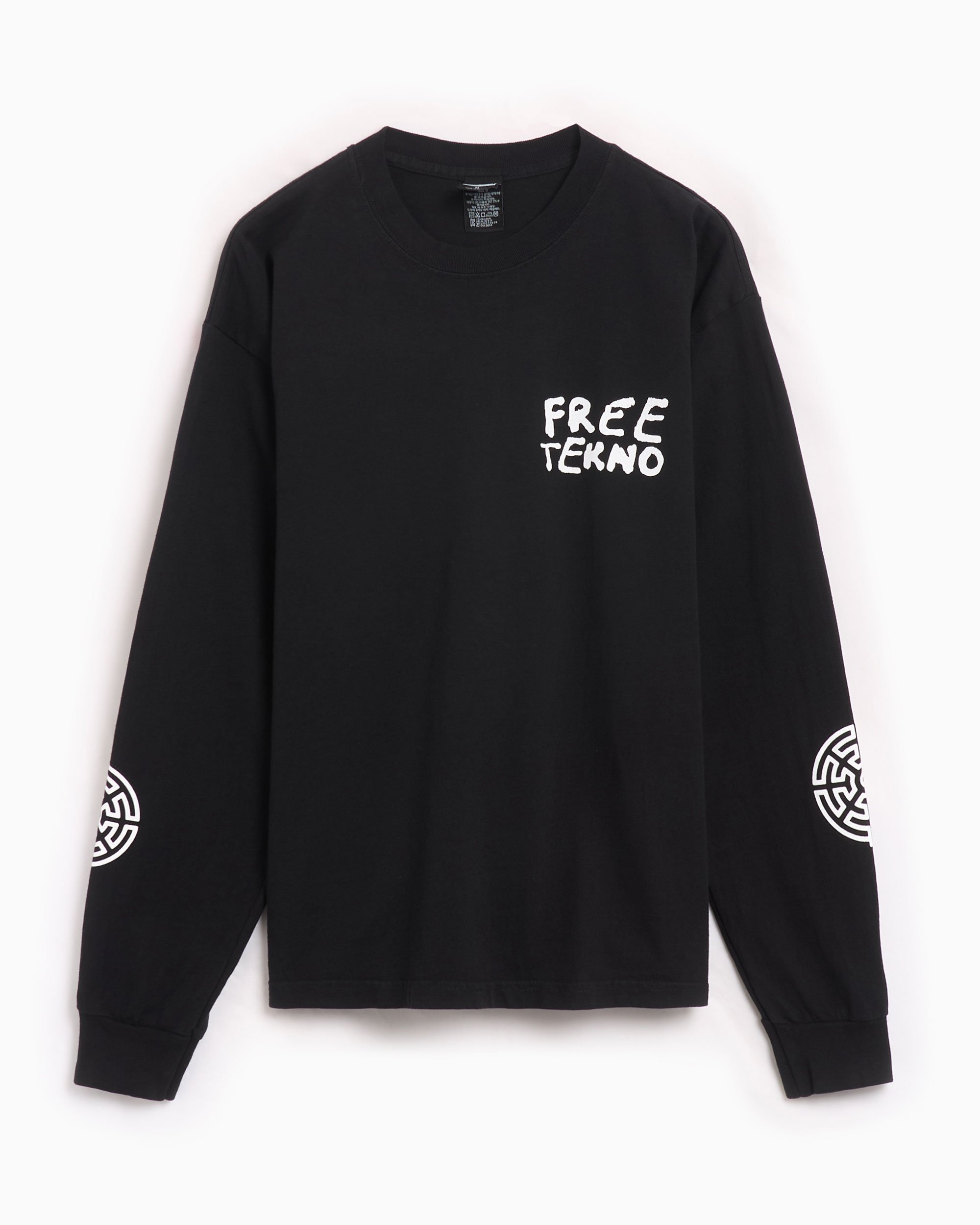 OBEY Clothing x Klasse Wrecks Free Tekno Men s Long Sleeve T Shirt Negro 168104275M BLK FOOTDISTRICT