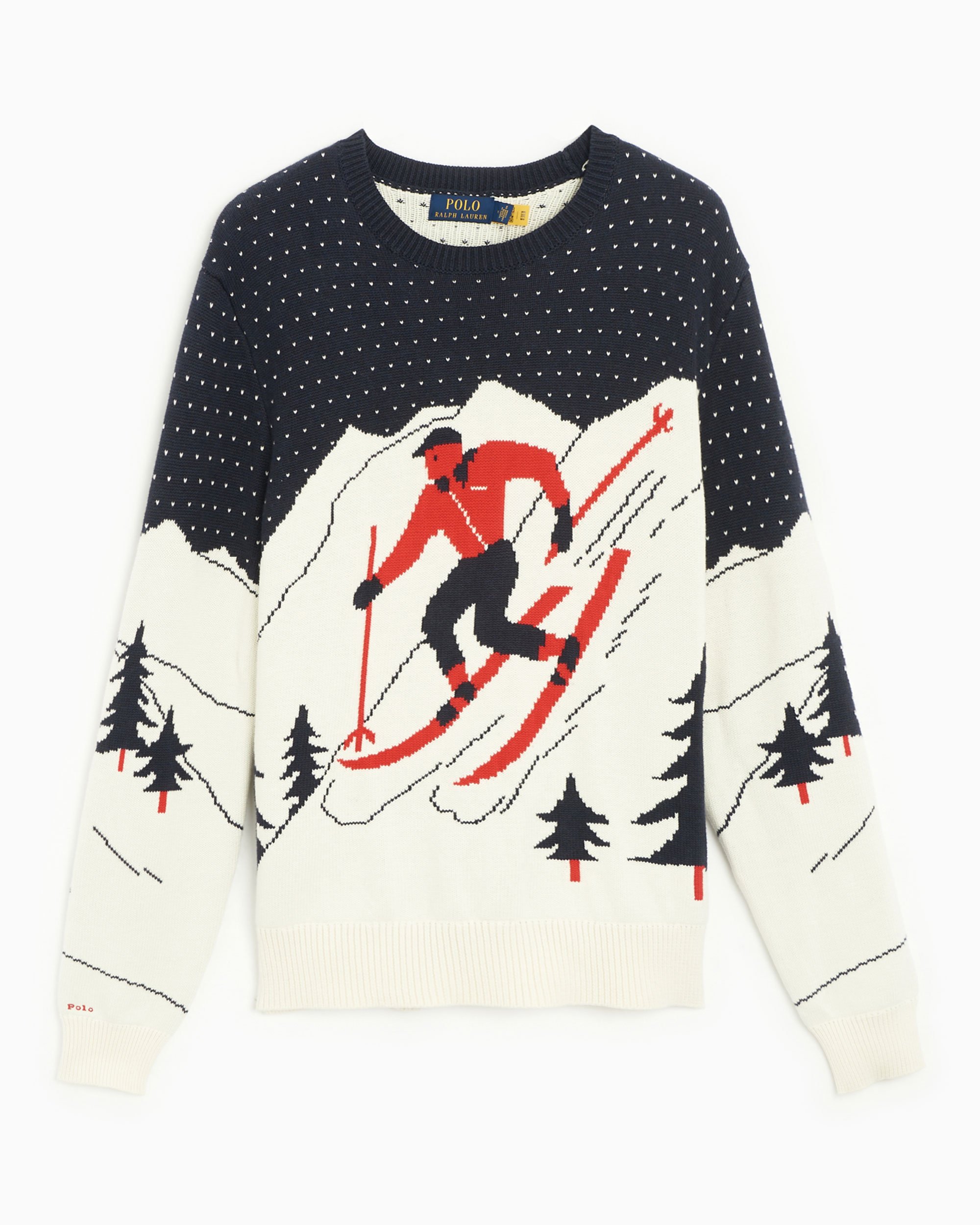 Polo clearance graphic sweater