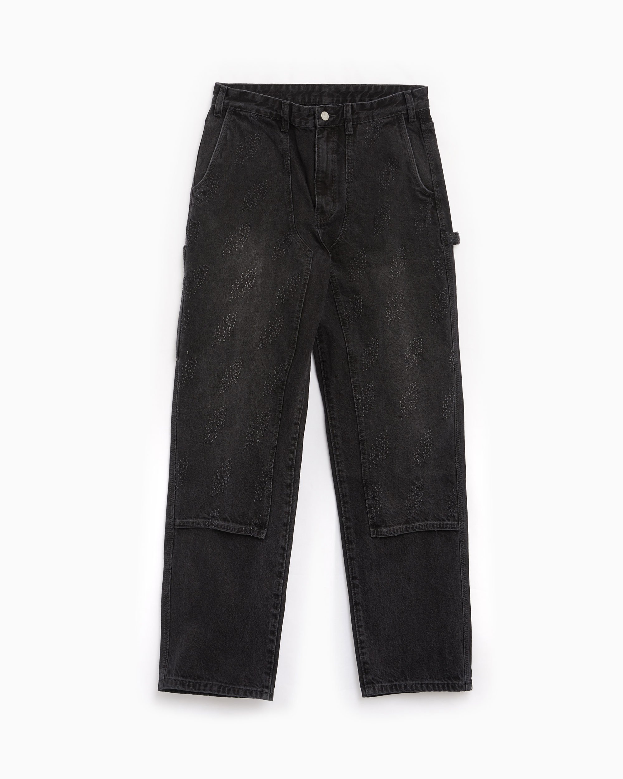 thisisneverthat® x Grateful Dead Lightning Men's Denim Carpenter Pants  Black GD233DPA5P01-Black | FOOTDISTRICT