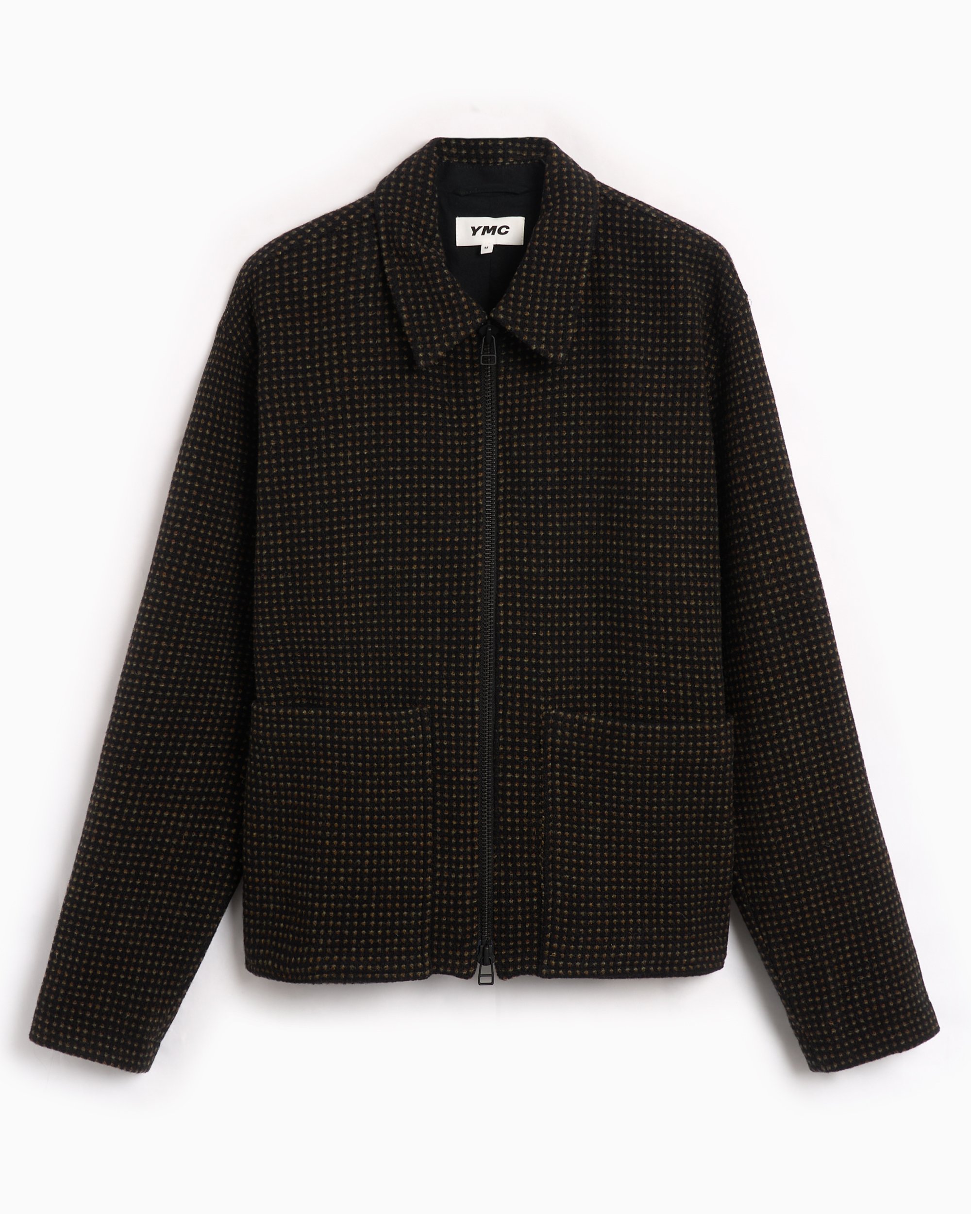 YMC Bay City Men s Bomber Jacket Black P5XAC BLACK BROWN FOOTDISTRICT