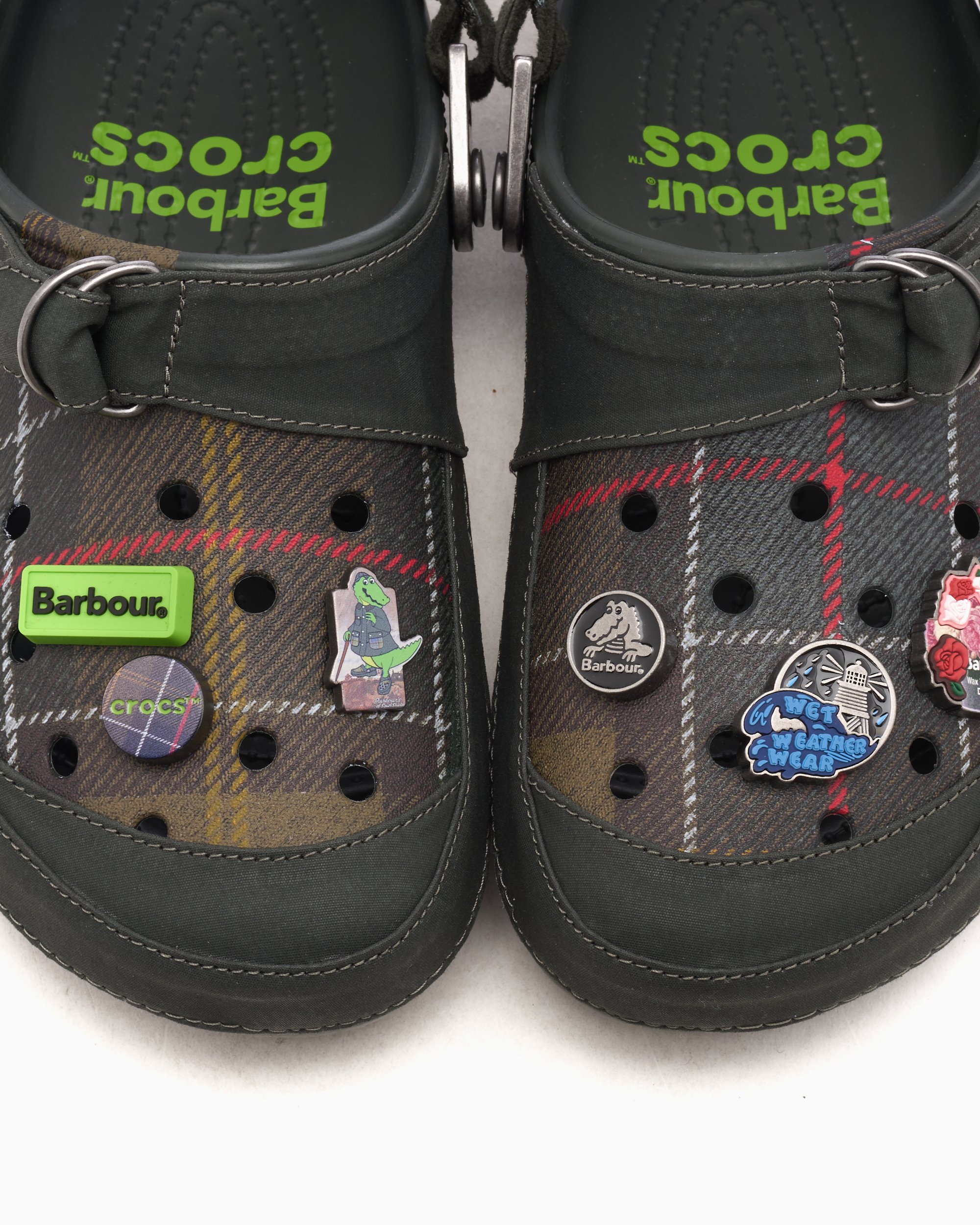 Barbour x Crocs Classic RO Clog Green 210898-3VT | FOOTDISTRICT