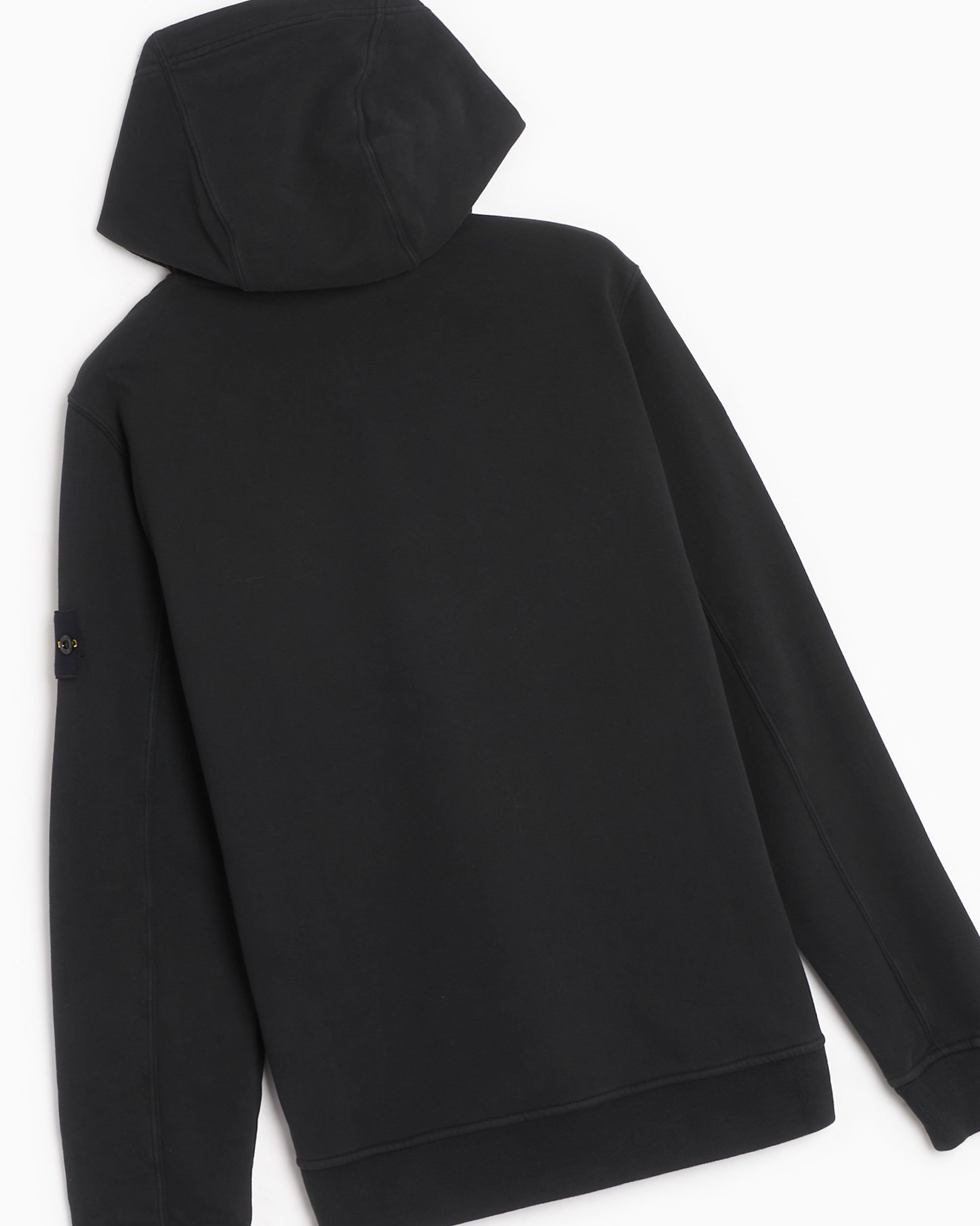 Stone island sales black hoodie mens