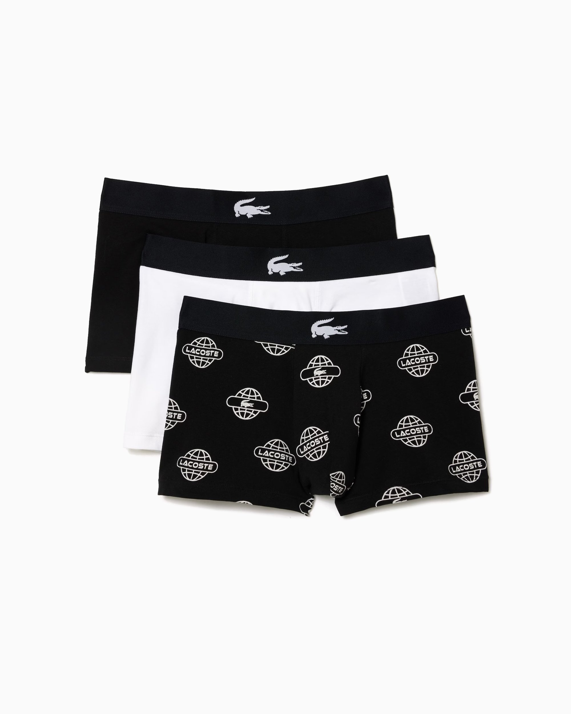 Boxer shorts LACOSTE 3-Pack Casual Cotton Stretch Boxers Black