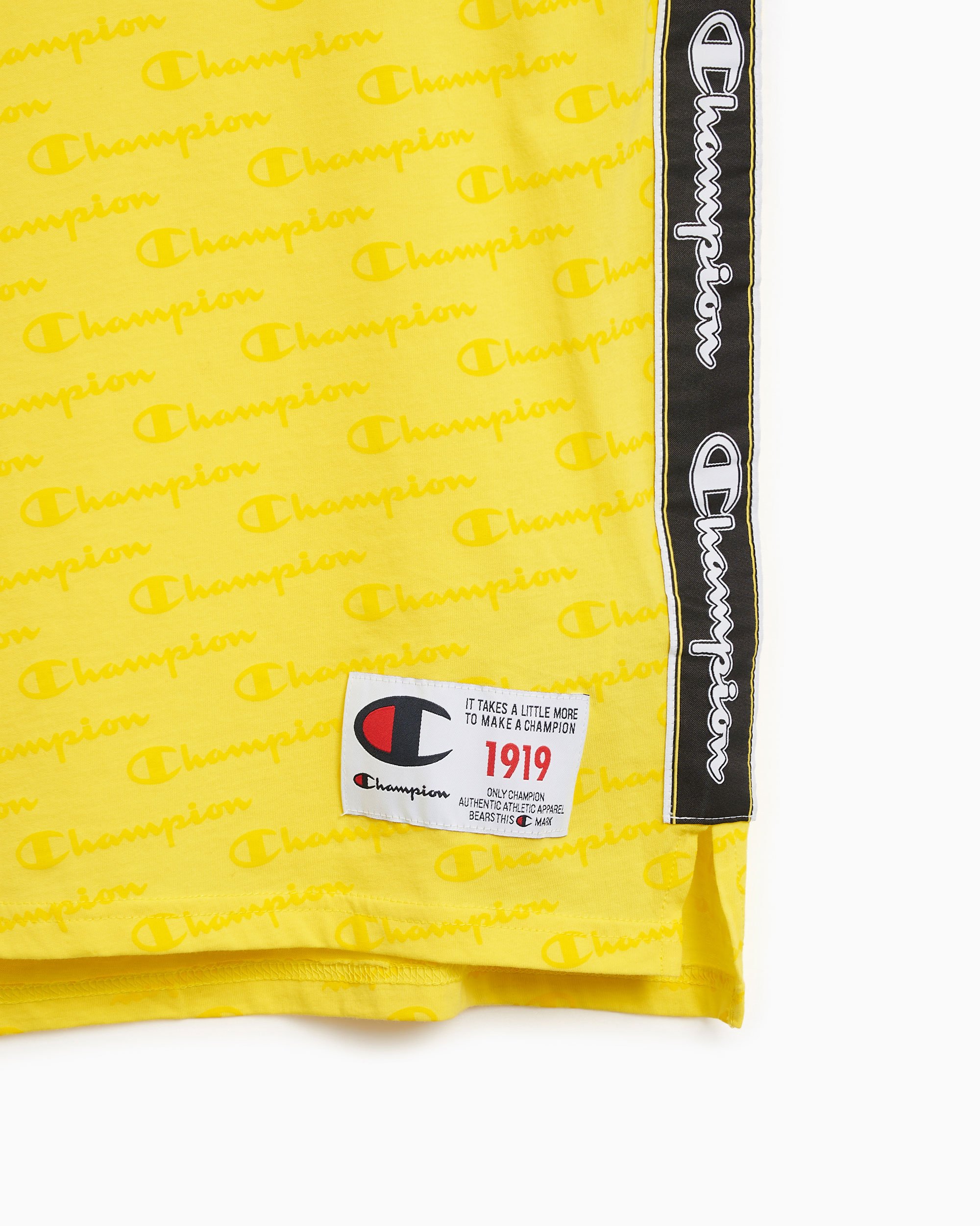 Yellow champion shirt sales men