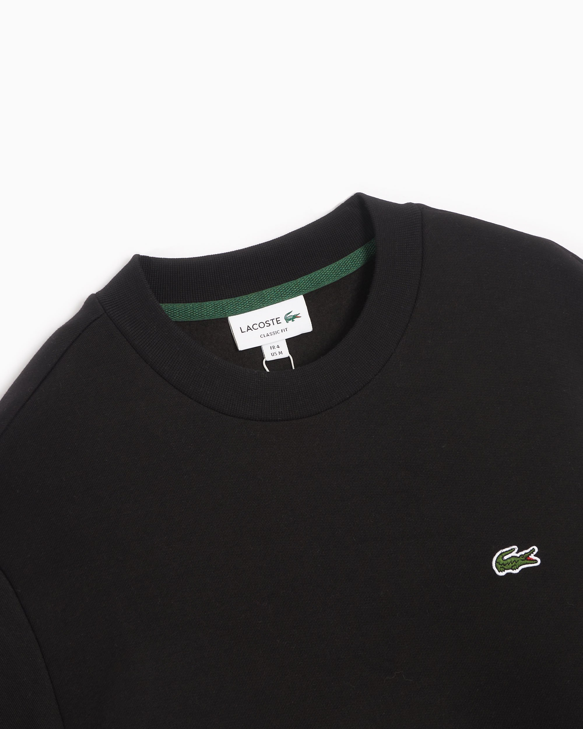 Lacoste Logo Men\'s Sweatshirt Black SH9608-00-031| Buy Online at  FOOTDISTRICT