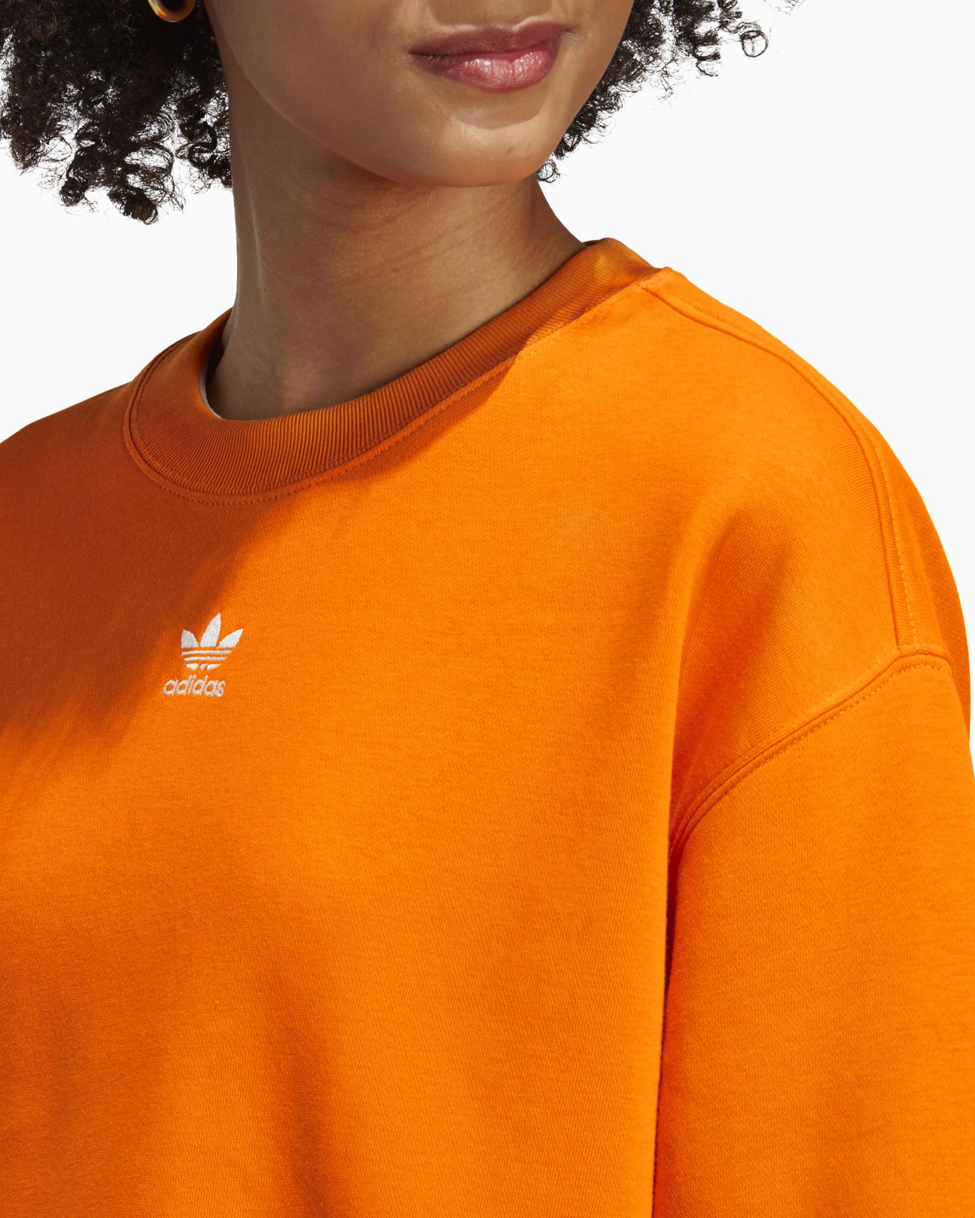 adidas Originals Women s Sweatshirt Orange IK7697 Buy Online at