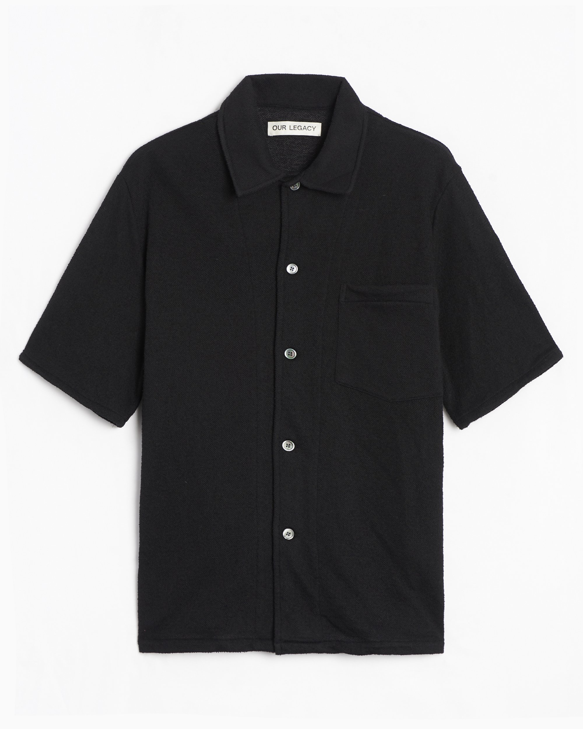 【当店一番人気】 Shirt Boxy Men's Legacy Our Black FOOTDISTRICT | M2202BB トップス