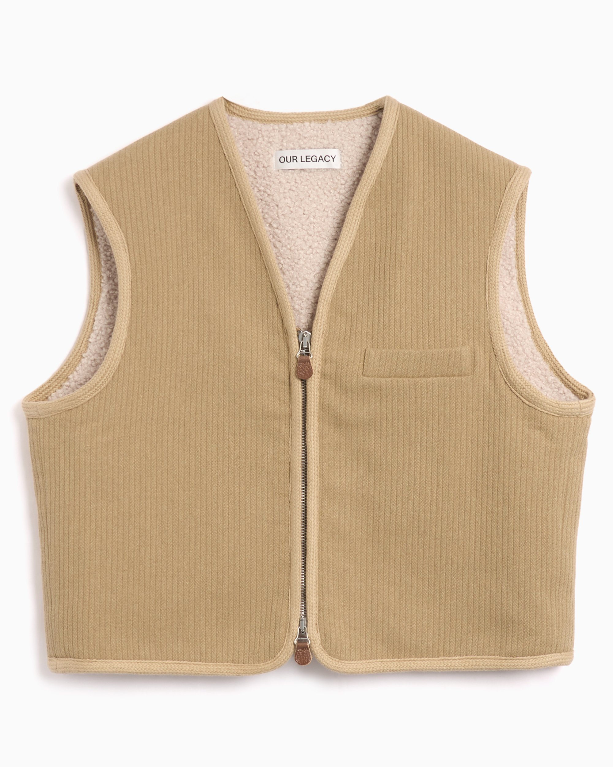Our Legacy - Rugrat Vest Welsh Black Chain Knit