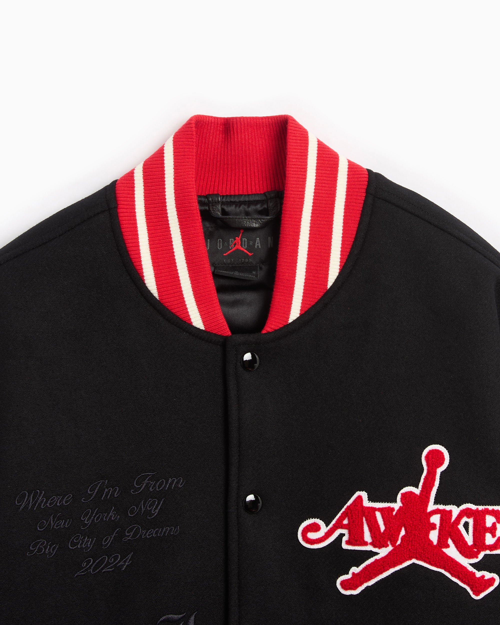 Mens nike air jordan varsity hoodie jacket best sale