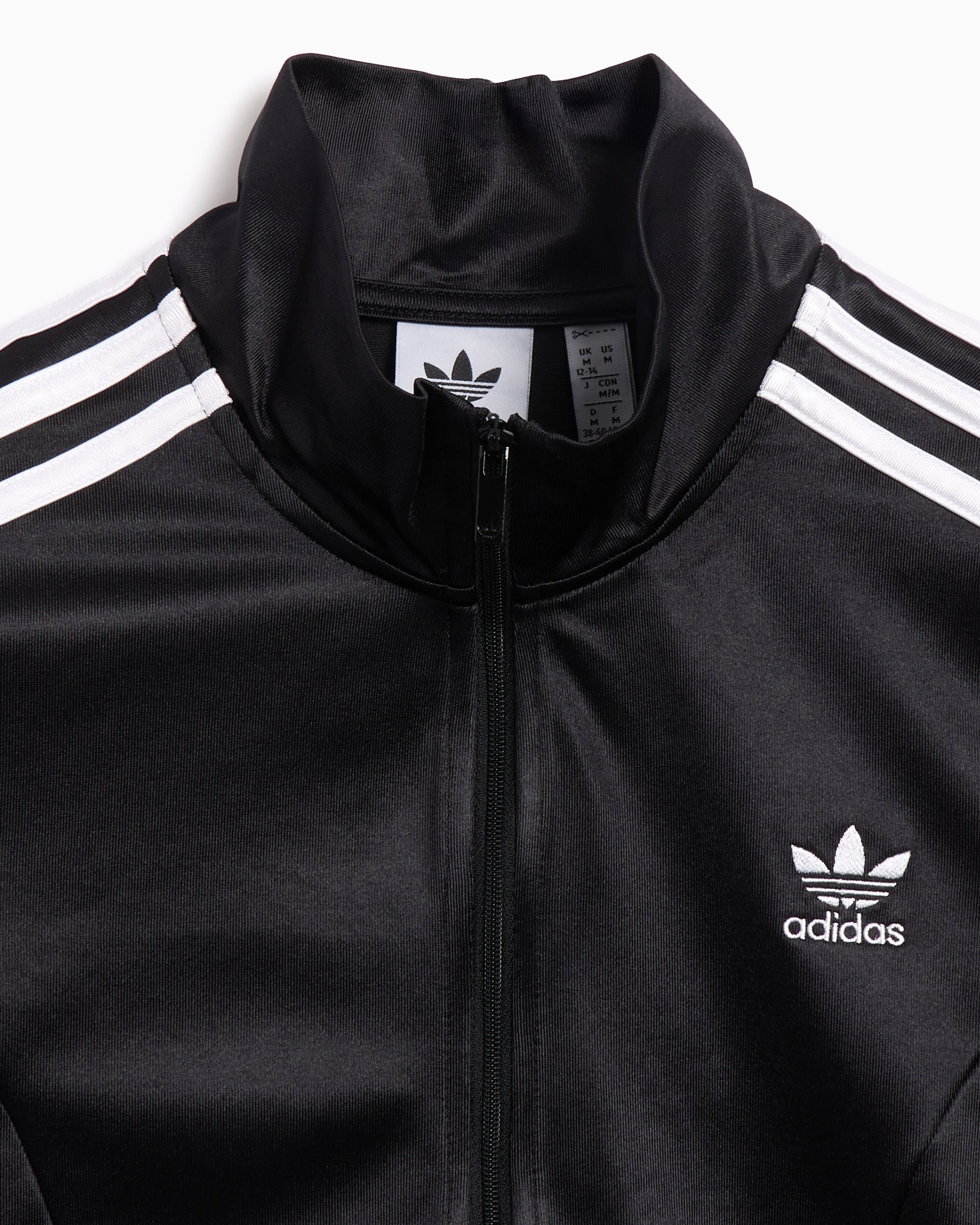 adidas Originals Zip-Up Crop Women's T-Shirt Black JD0277