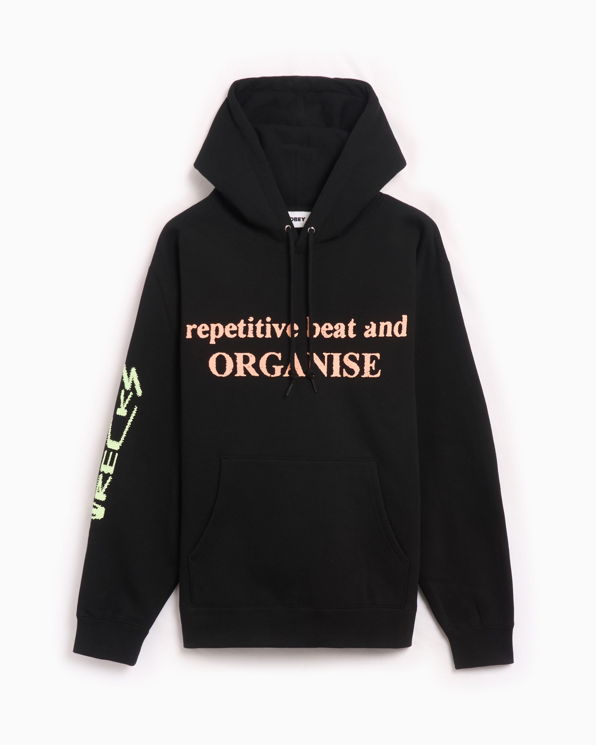 OBEY Clothing x Klasse Wrecks Party Survive Men s Hoodie Black 112844276M BLK FOOTDISTRICT