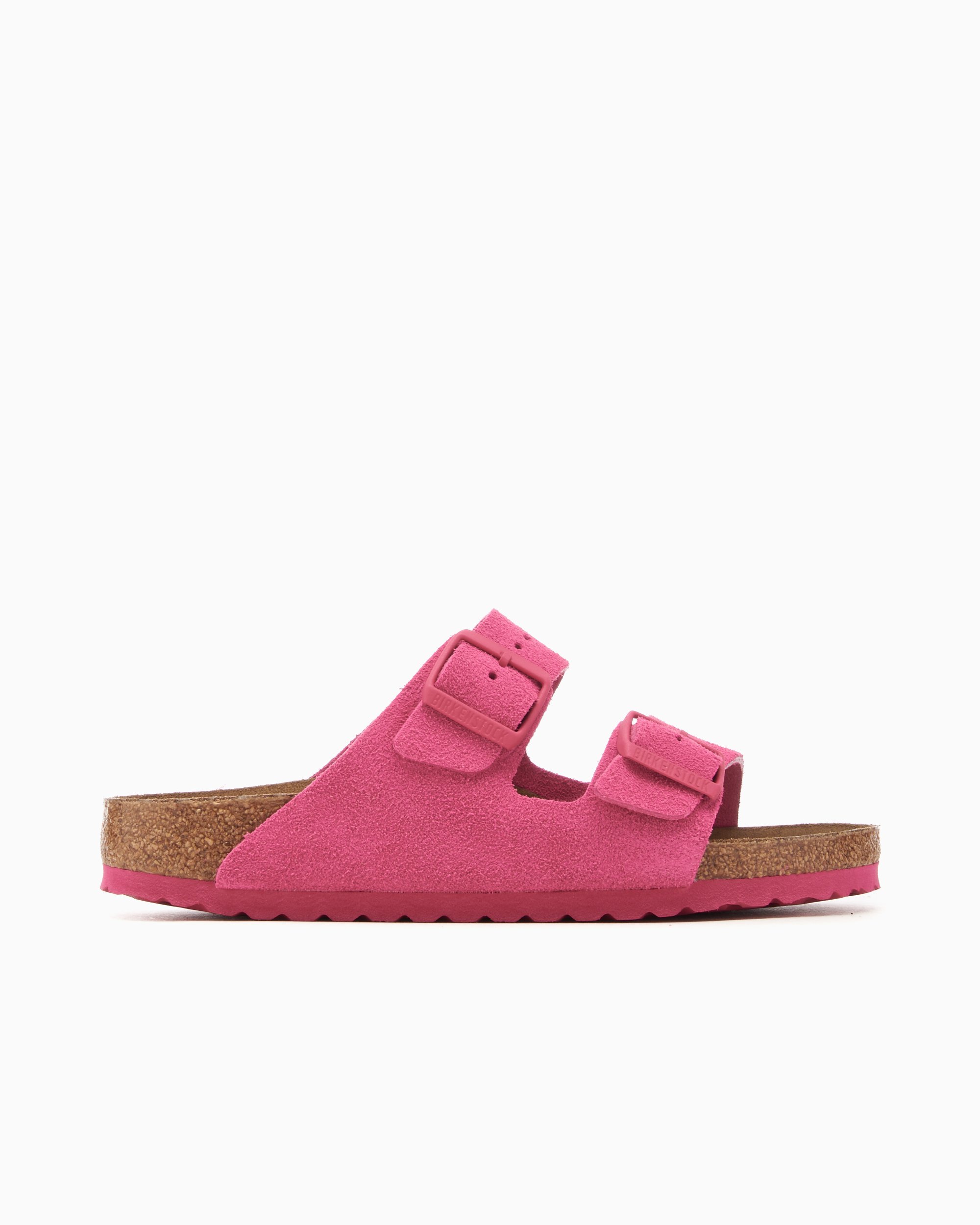 Birkenstock suede arizona sandals pink 2025