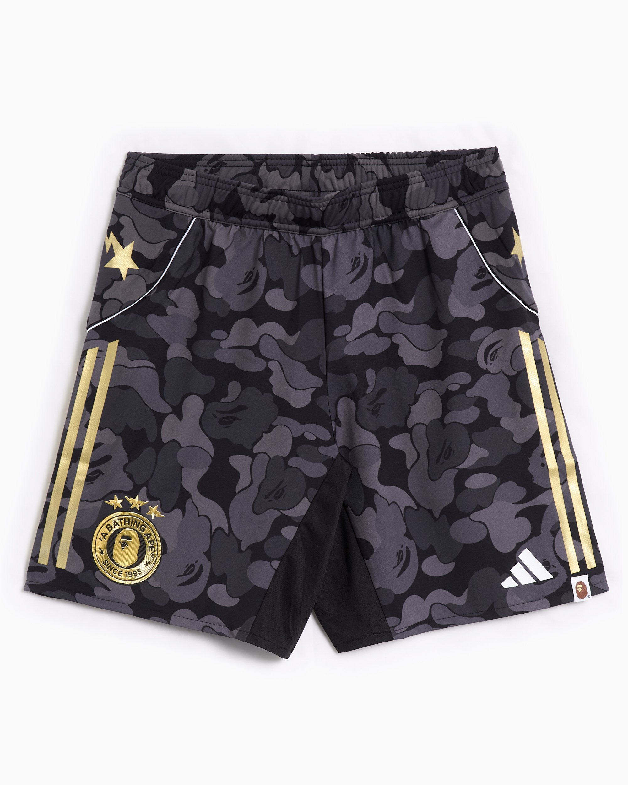 adidas Originals x BAPE Football Slim Men's Shorts Black