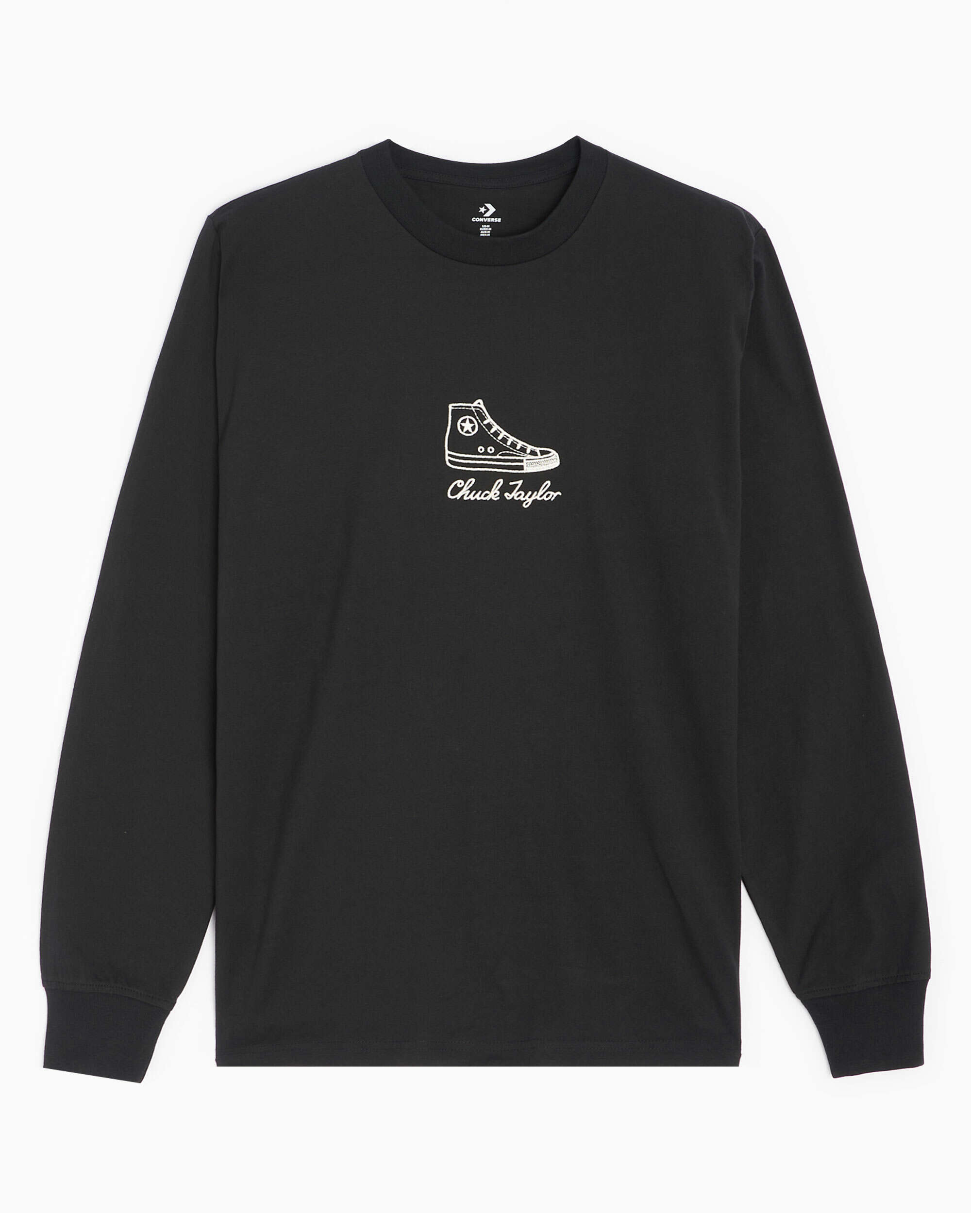 T shirt converse femme noir outlet