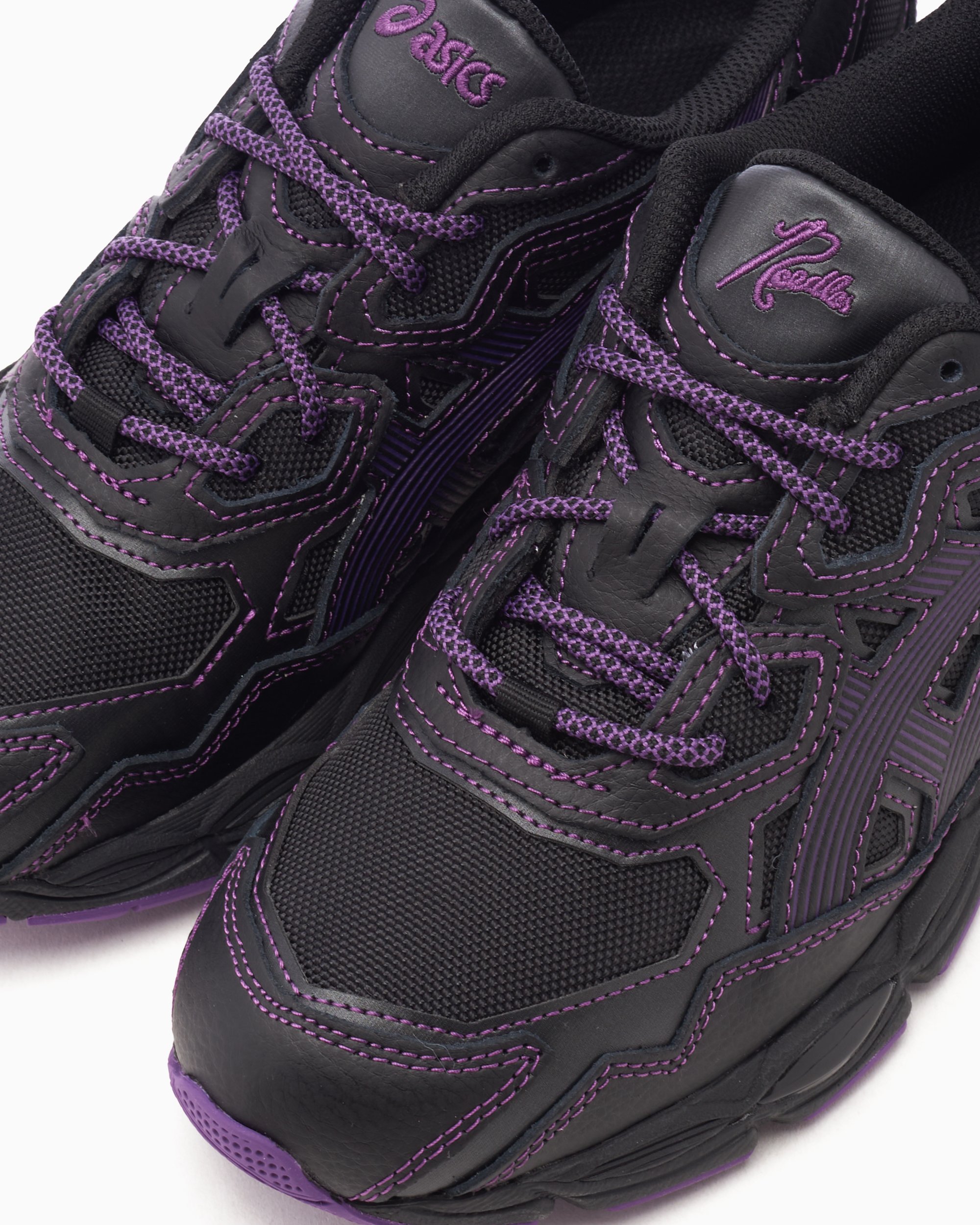 ASICS x Needles Gel NYC Black Purple 1201B008 001 FOOTDISTRICT