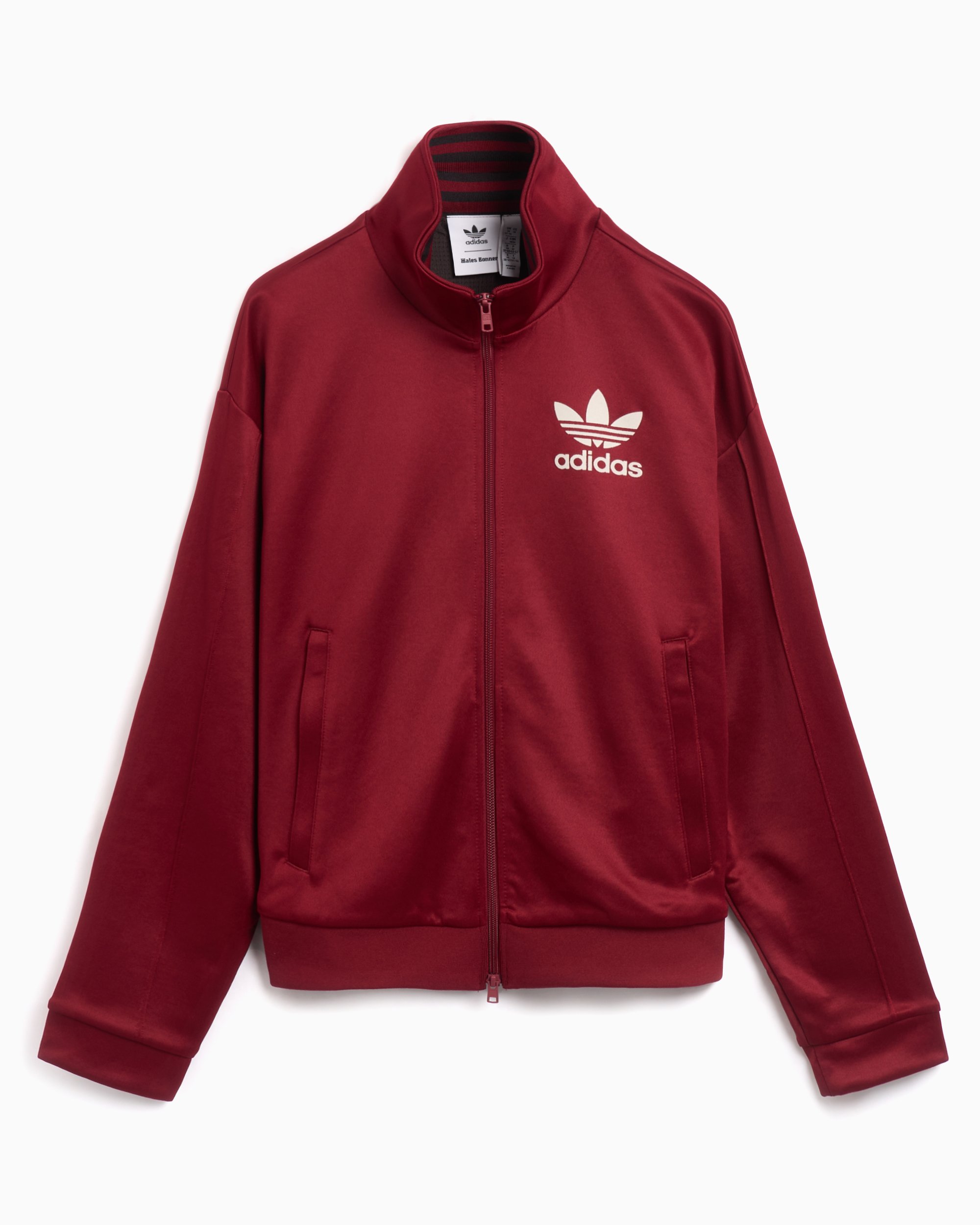 Adidas track top maroon deals