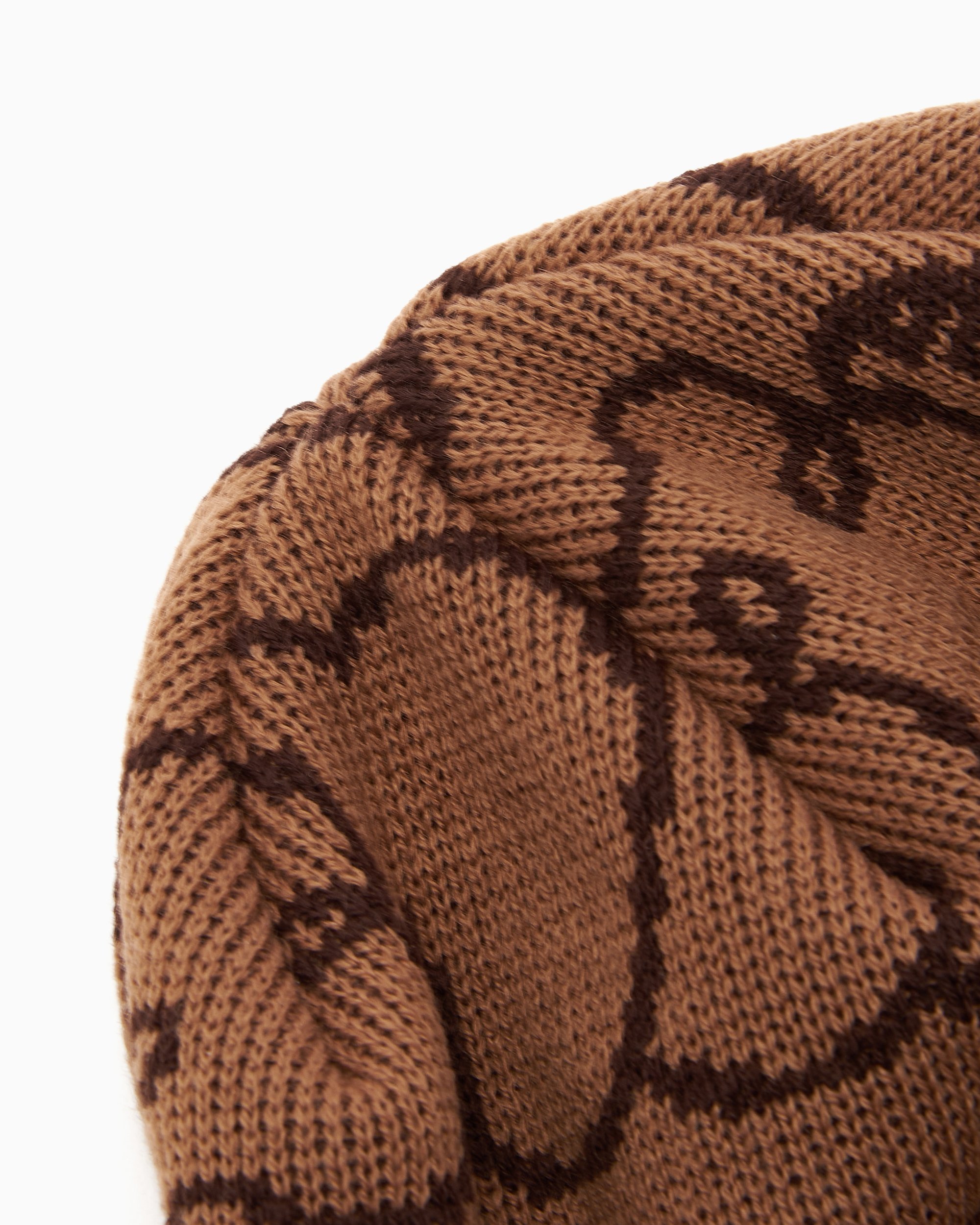 SNEEZE MAGAZINE Sneeze All Over Logo Unisex Beanie Brown SN SNEEZE MAGAZINE Sneeze All Over Logo Unisex Beanie Brown SN