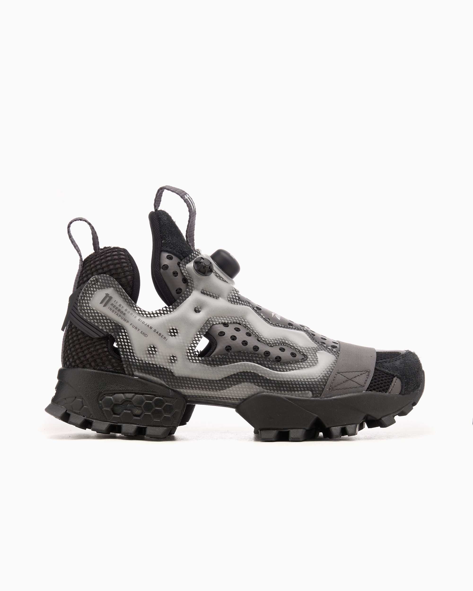 ❤︎ifemi❤︎ Reebok x 11 BY BBS Instapump Fury Black RMIA074C99MAT0011000