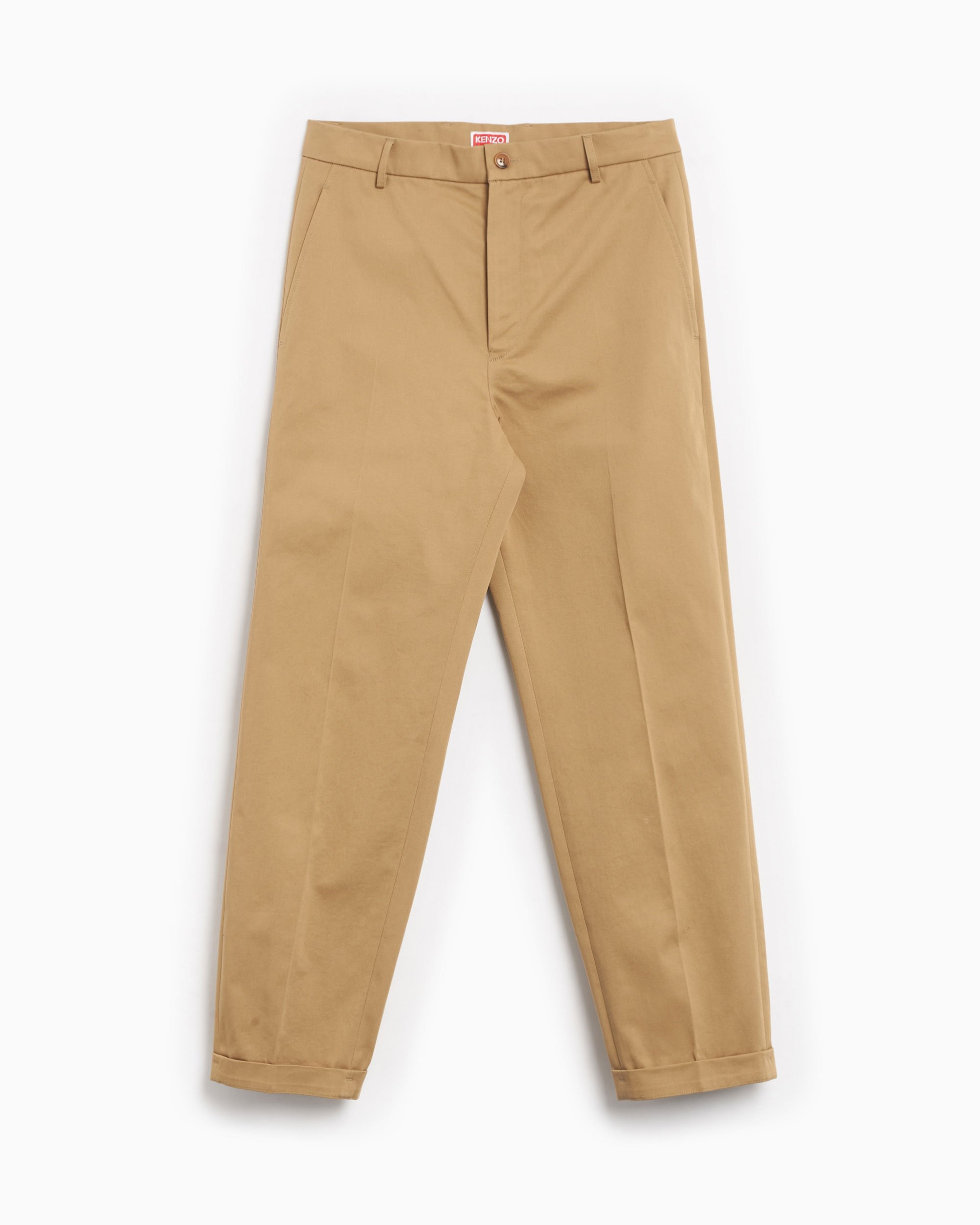 【送料無料/新品】 Kenzo Men's FOOTDISTRICT | FD65PA2059CA-13 Beige Pants Chino パンツ