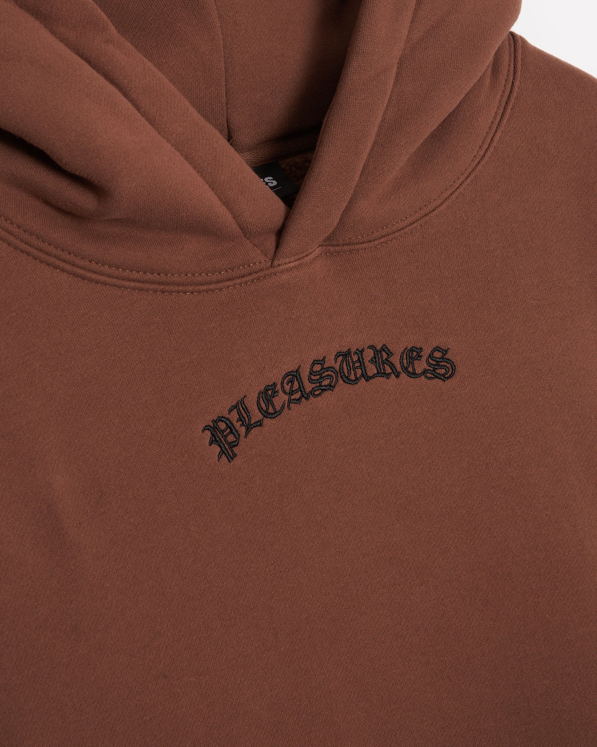 Pleasures Neural Men s Hoodie Brown P23F009 BROWN FOOTDISTRICT