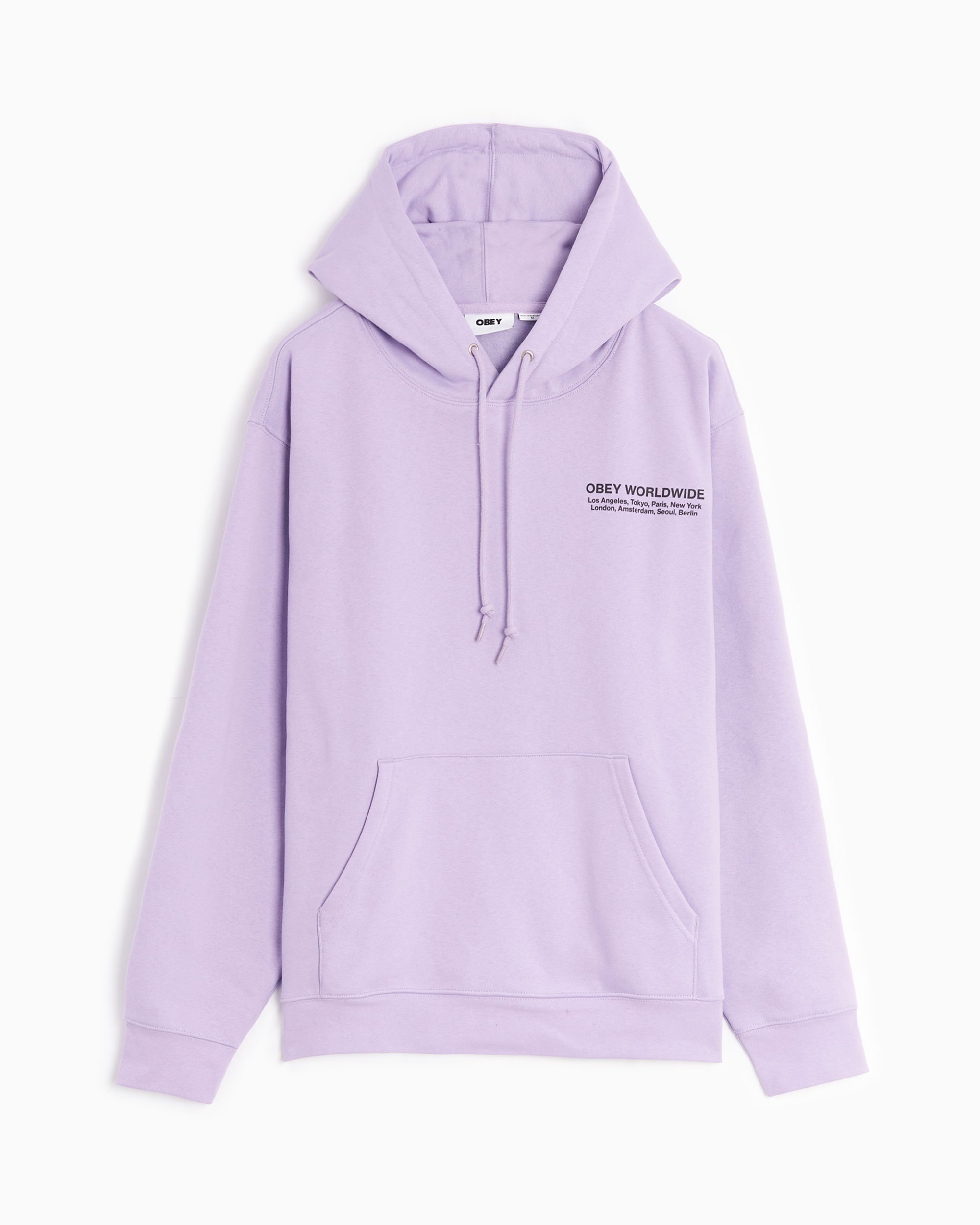 OBEY Clothing Obey Worldwide Cities Men s Hoodie Purple 112843572