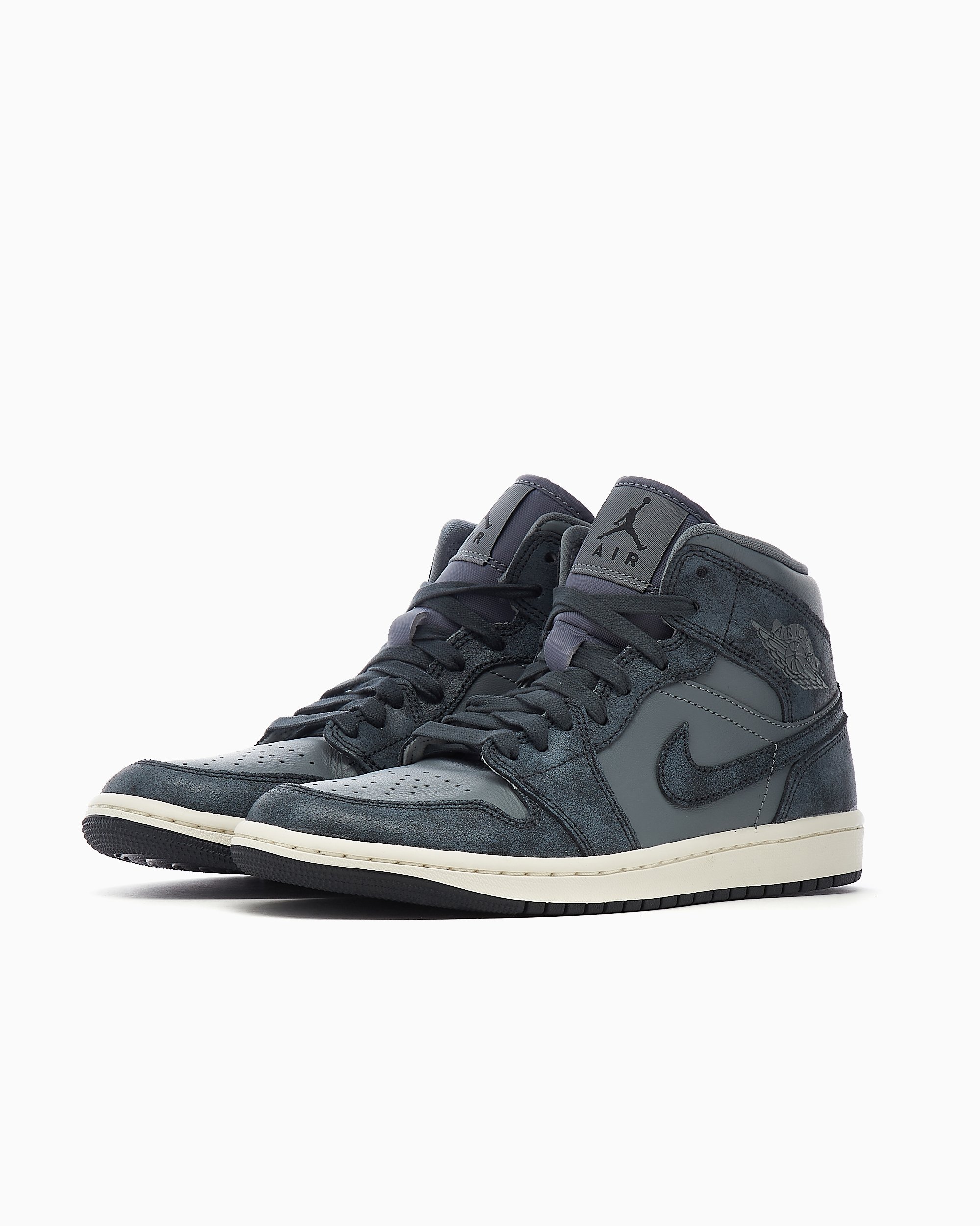 Air jordan 1 cheap mid smoke grey mujer