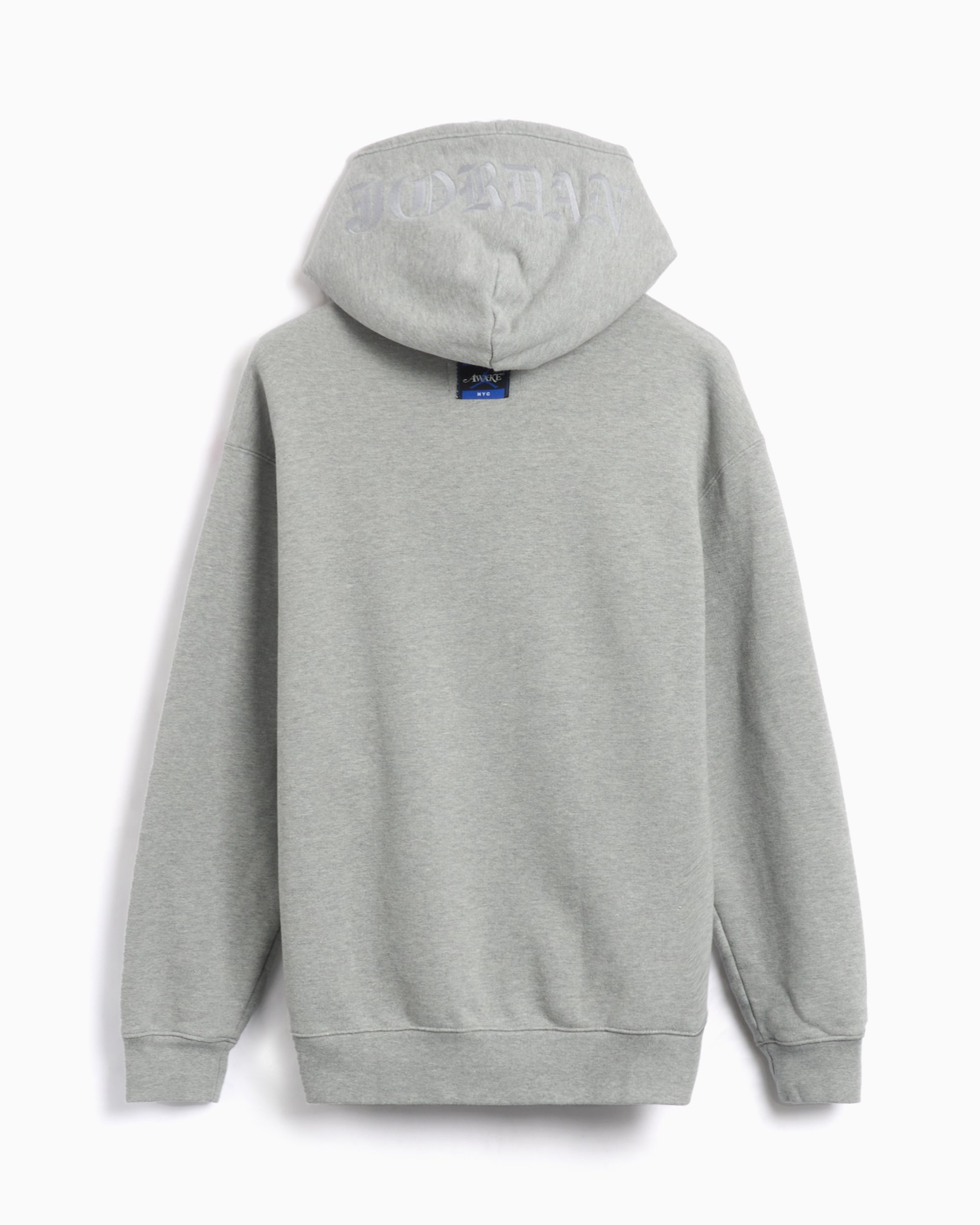 Jordan x Awake NY Men s Fleece Hoodie Grigio FQ5443 091 FOOTDISTRICT