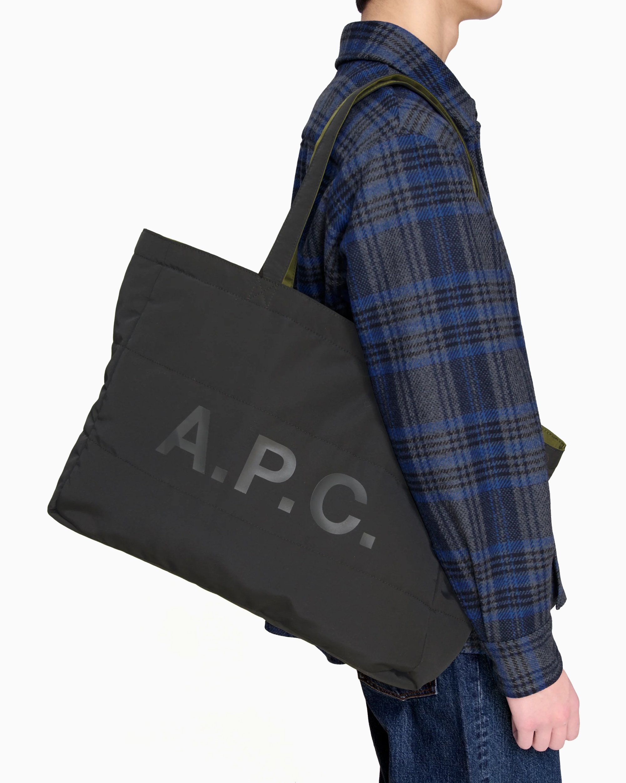 ショルダーバッグ・ポシェット APC Diane University Shoulder Bag Burgundy COCPRM61958GAC CO A.P.C. Diane Reversible Unisex Shoulder Bag Black, Green