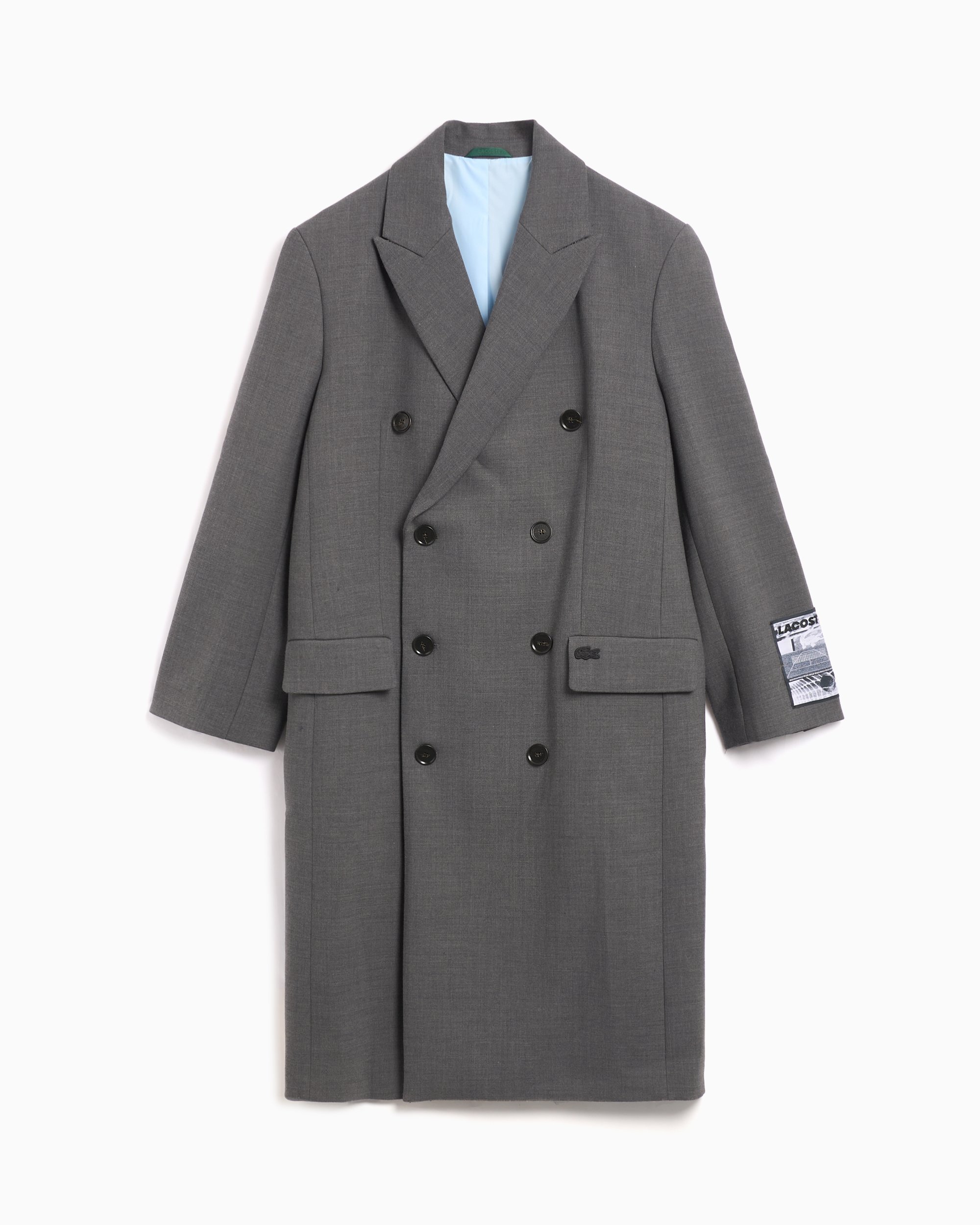 Lacoste wool coat discount