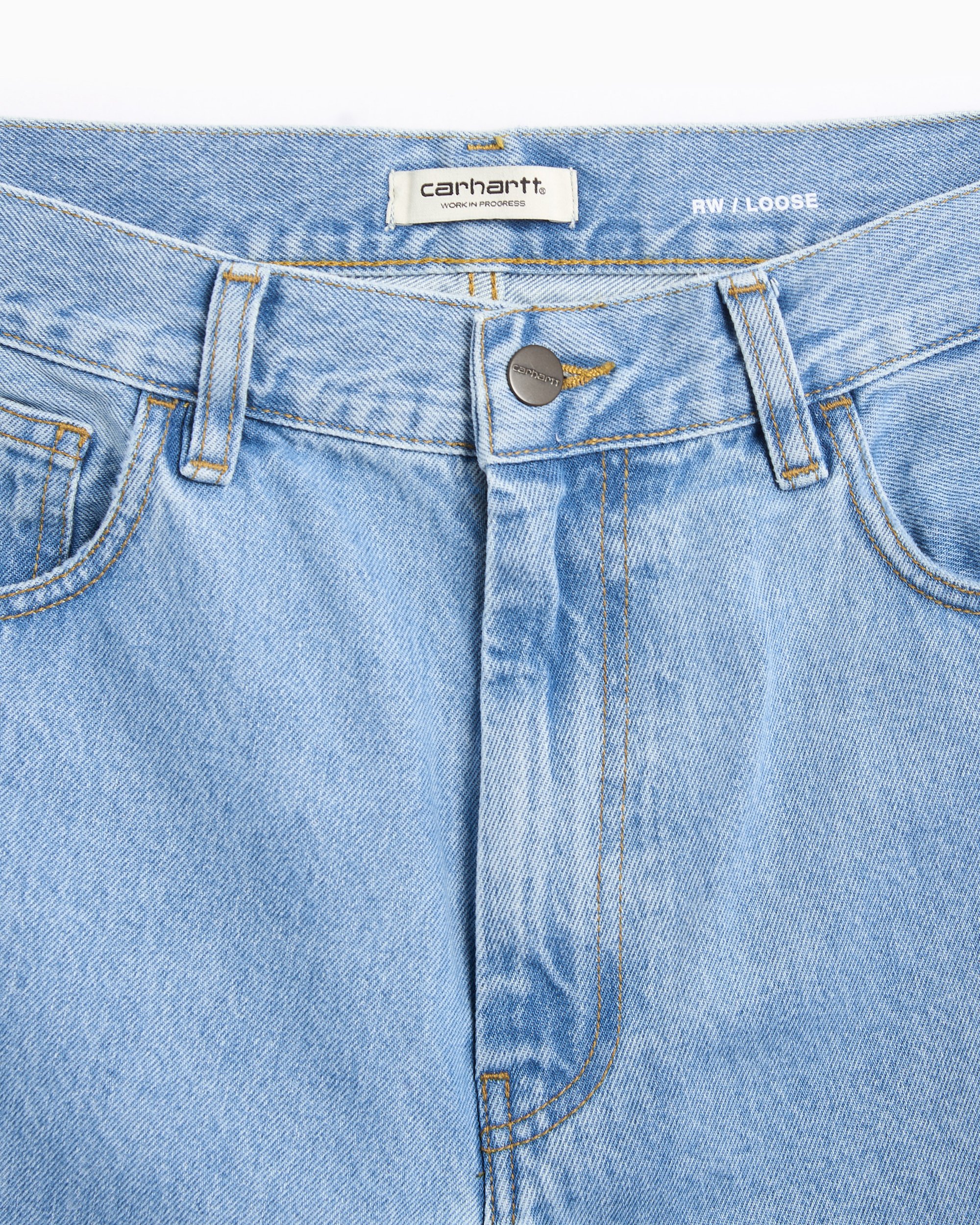 CARHARTT フラントンハイウエストシンス I031918DENIM 0112 Carhartt WIP Brandon Women's Pants Blue I031918-0112