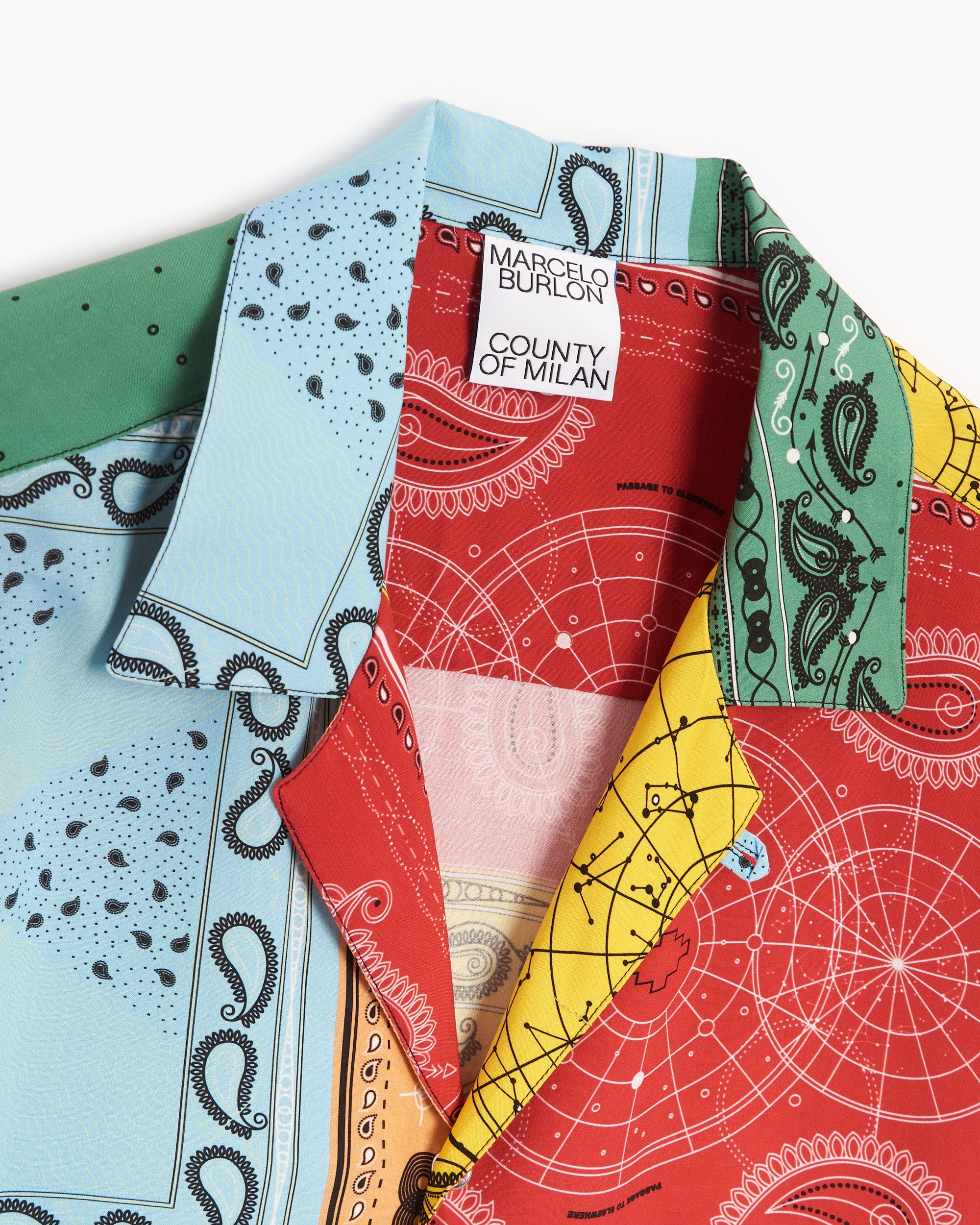 Marcelo Burlon County of Milan All Over Bandana Hawaii Men's