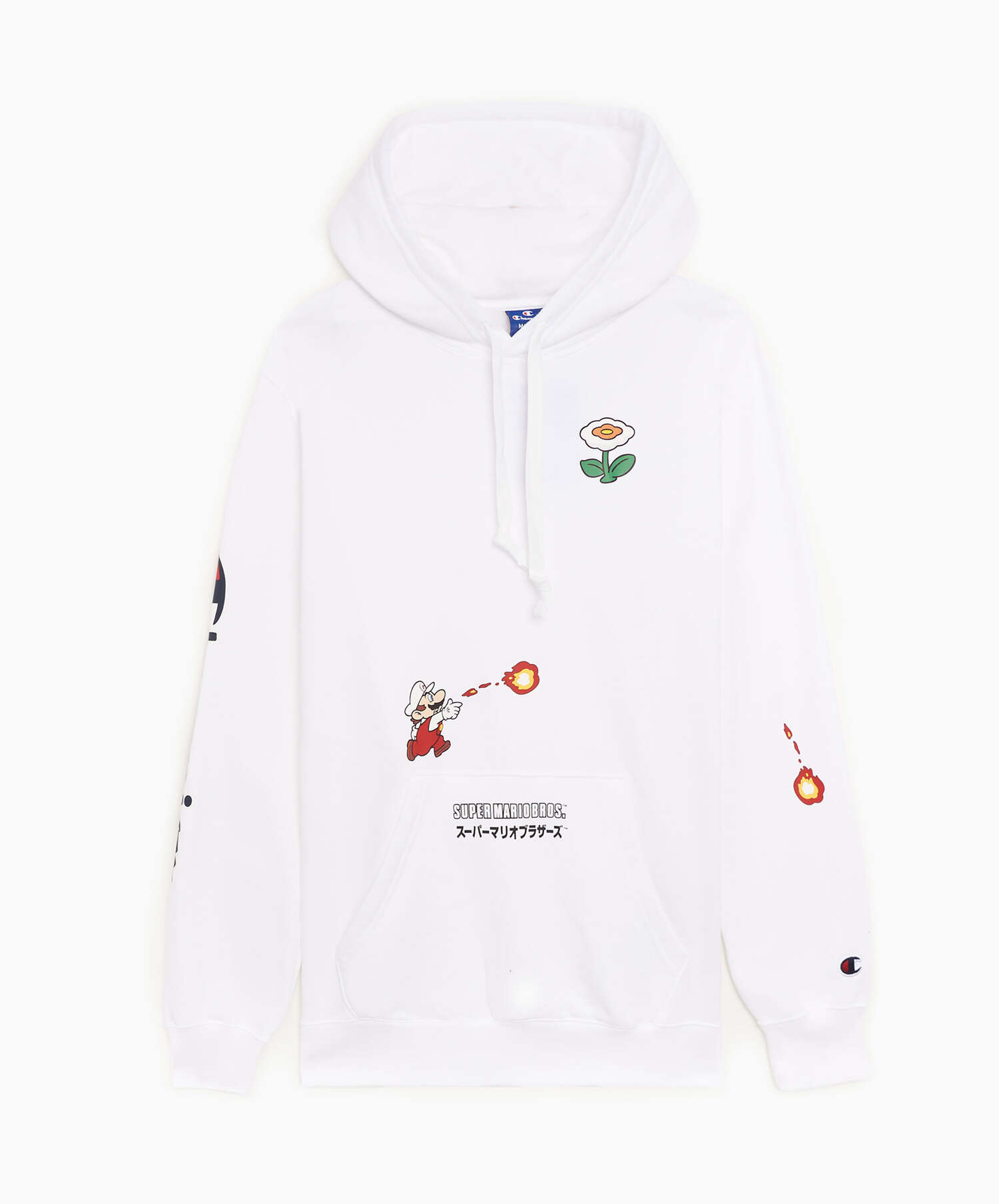 Champion x Super Mario Bros Unisex Hoodie White 216868 WW001 Buy